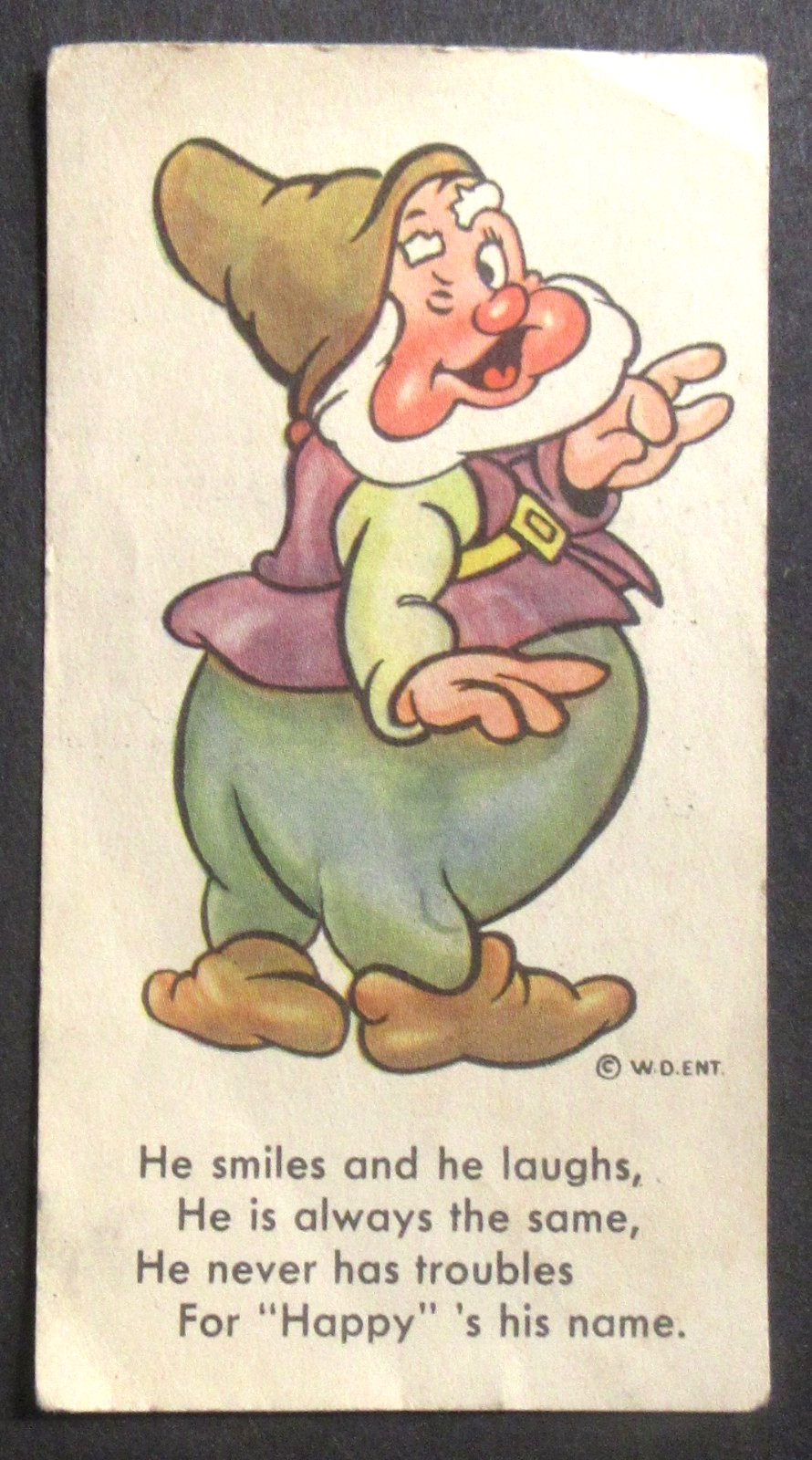 rare 1937 D89 SNOW WHITE BREAD 