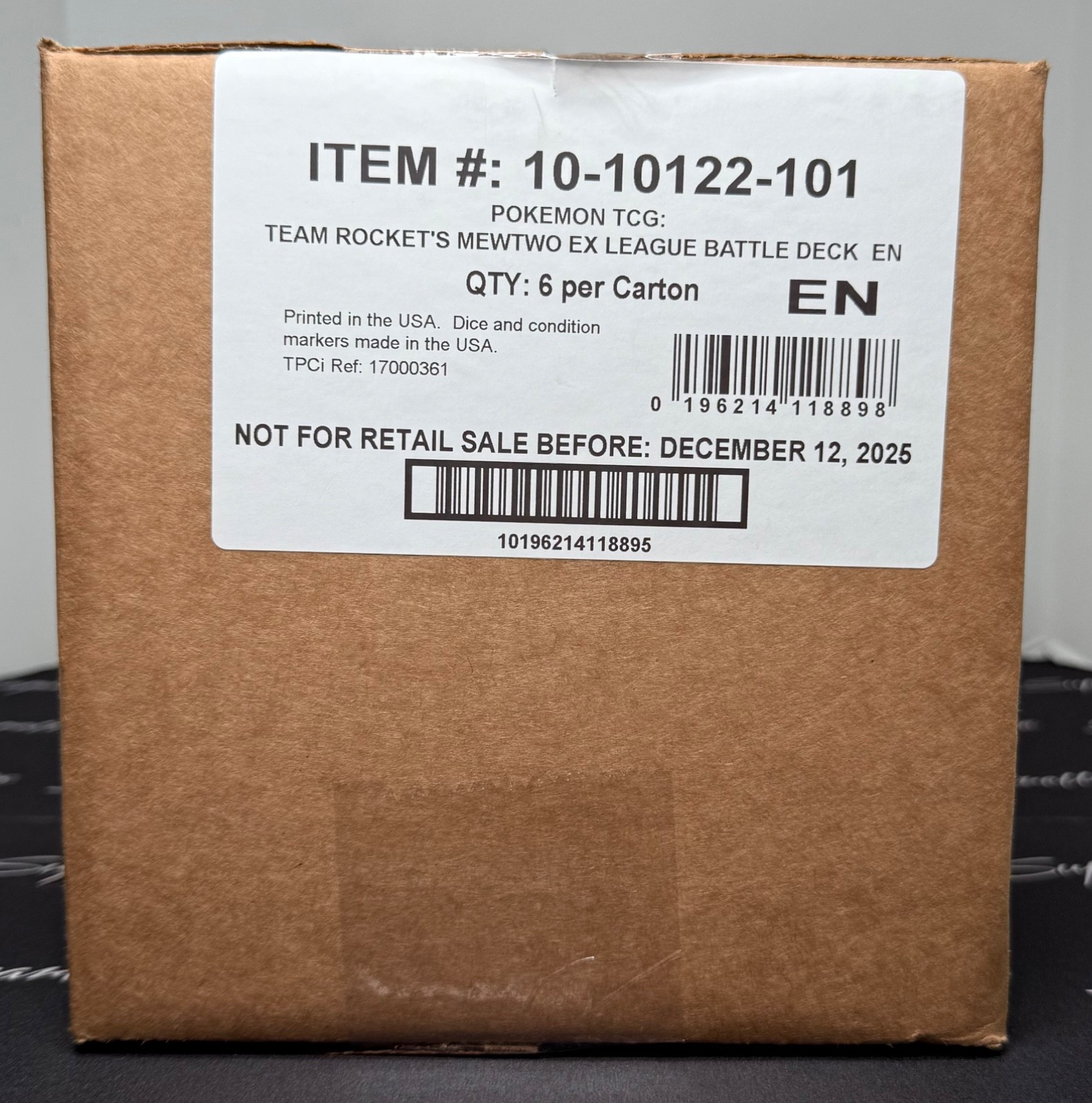 Pokemon Team Rocket's Mewtwo Ex League Battle Deck Case Sealed