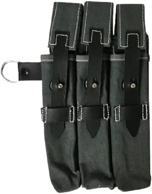 WWII mp-40 MACHINE MAGAZINE POUCH LEFT SIDE. why pay for more than you need?