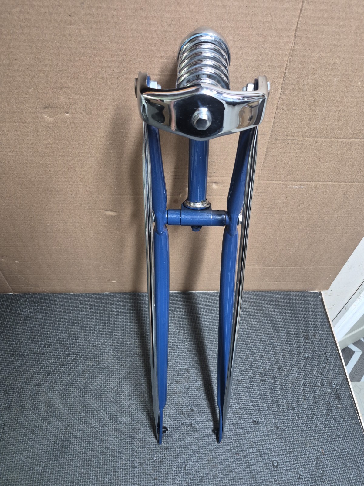 Vintage 1950's Monark Super Deluxe Mens Bicycle Springer Fork Firestone Cruiser