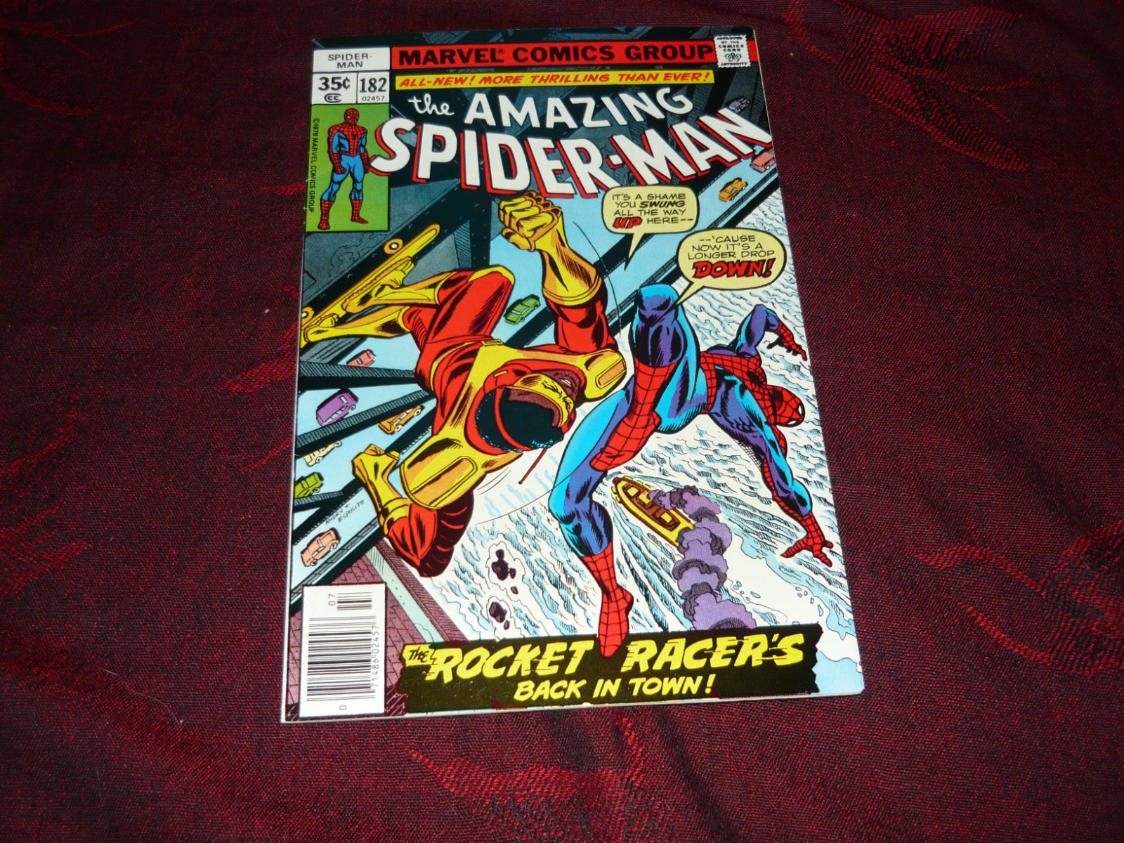AMAZING SPIDER-MAN #182 ~ NEWSSTAND ~ PETER\'S PROPOSAL ~1978~MARVEL~HIGH GRADE