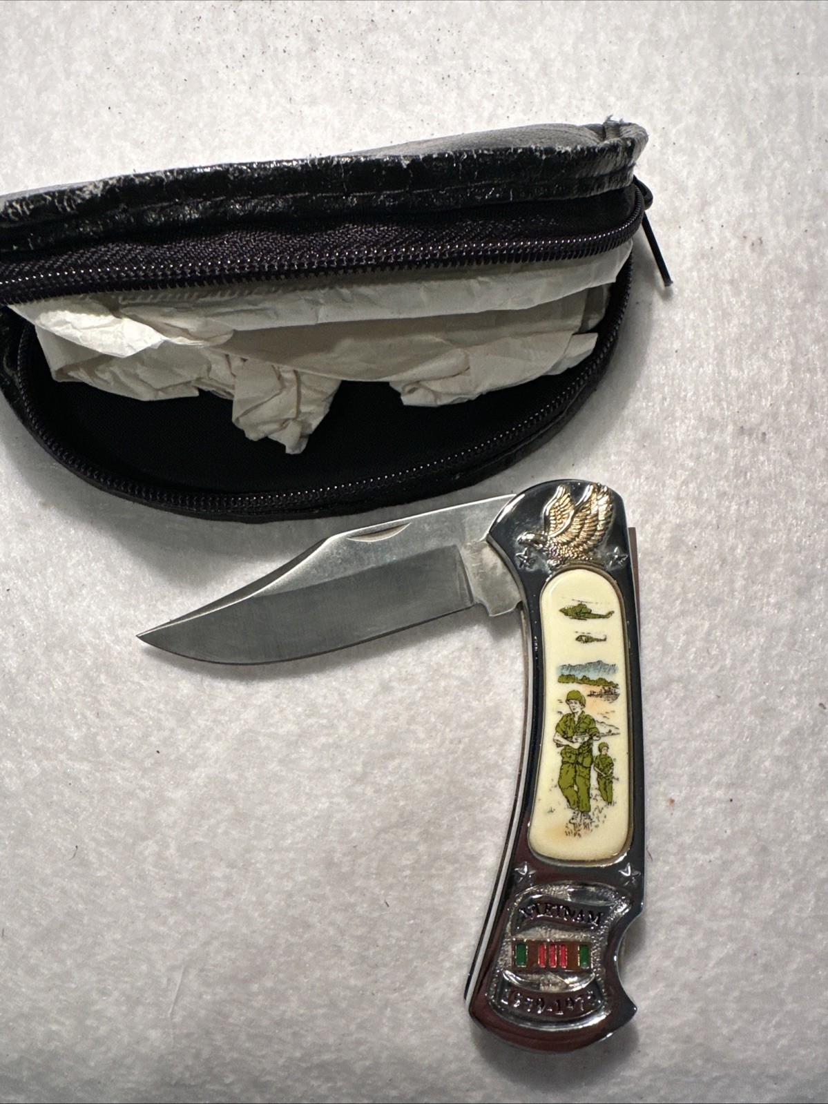 Vietnam Folding Knife Paralyzed Veterans of America Circle of Honor PVA