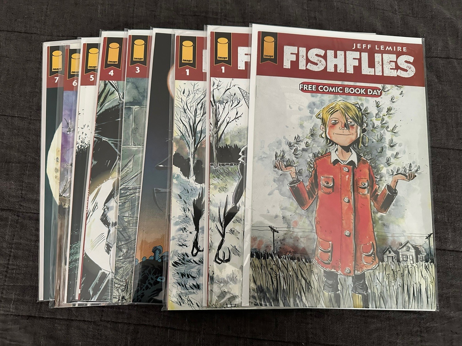 Fishflies #1-7 + 2023 SDCC Exclusive Complete Series Image Comics 2023 LEMIRE