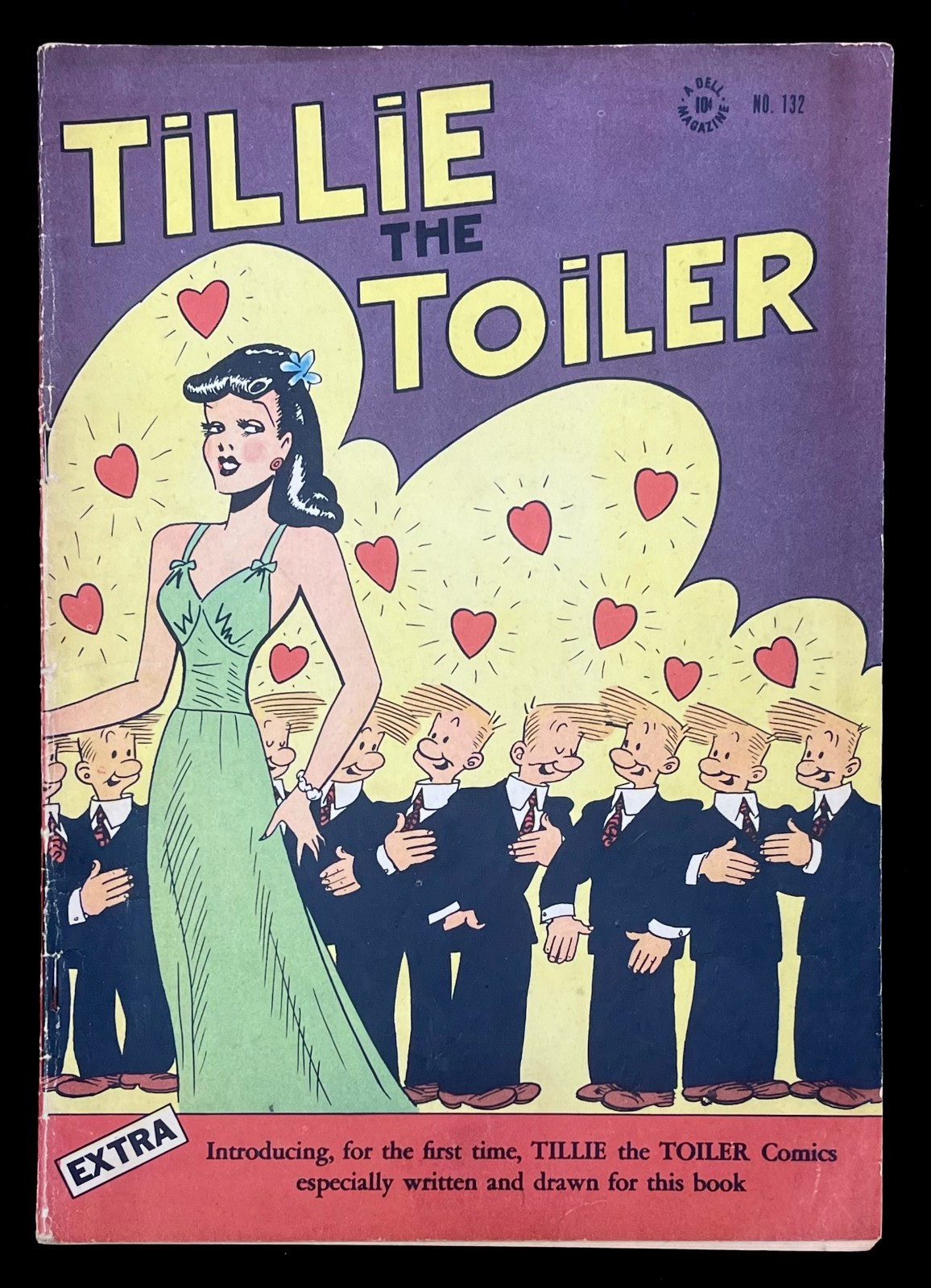 1946 TILLIE THE TOILER COMIC #132 SHARP EXTRA \