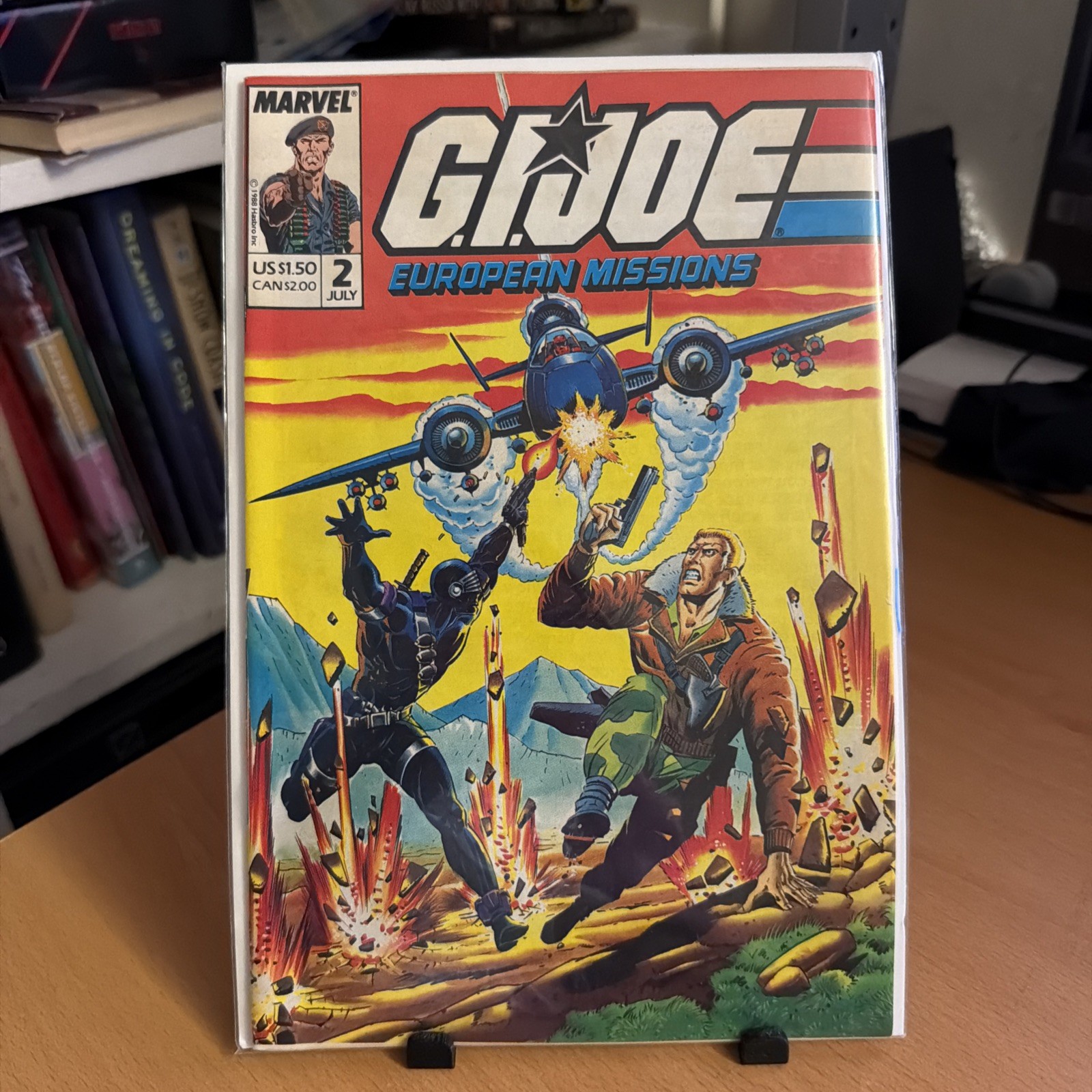 GI Joe European Missions #2 1988 Poster VFNM 9.0
