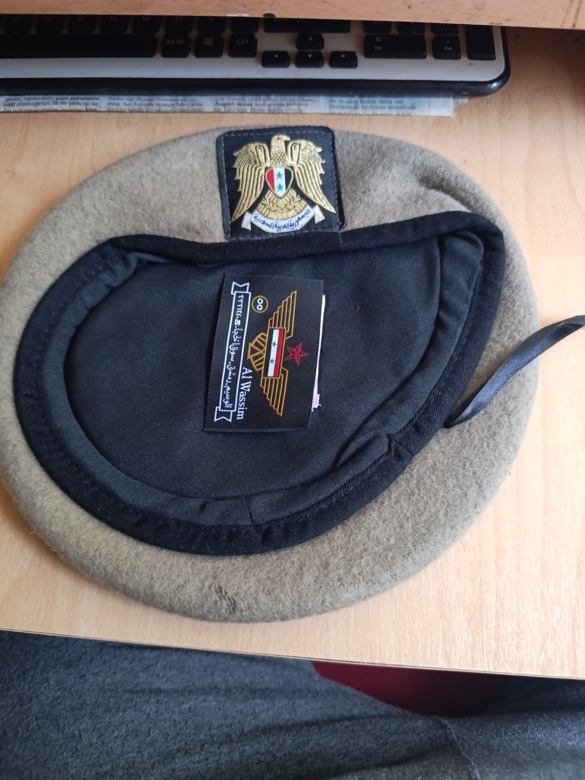 SYRIAN   Army 90s    Vintage  Beret