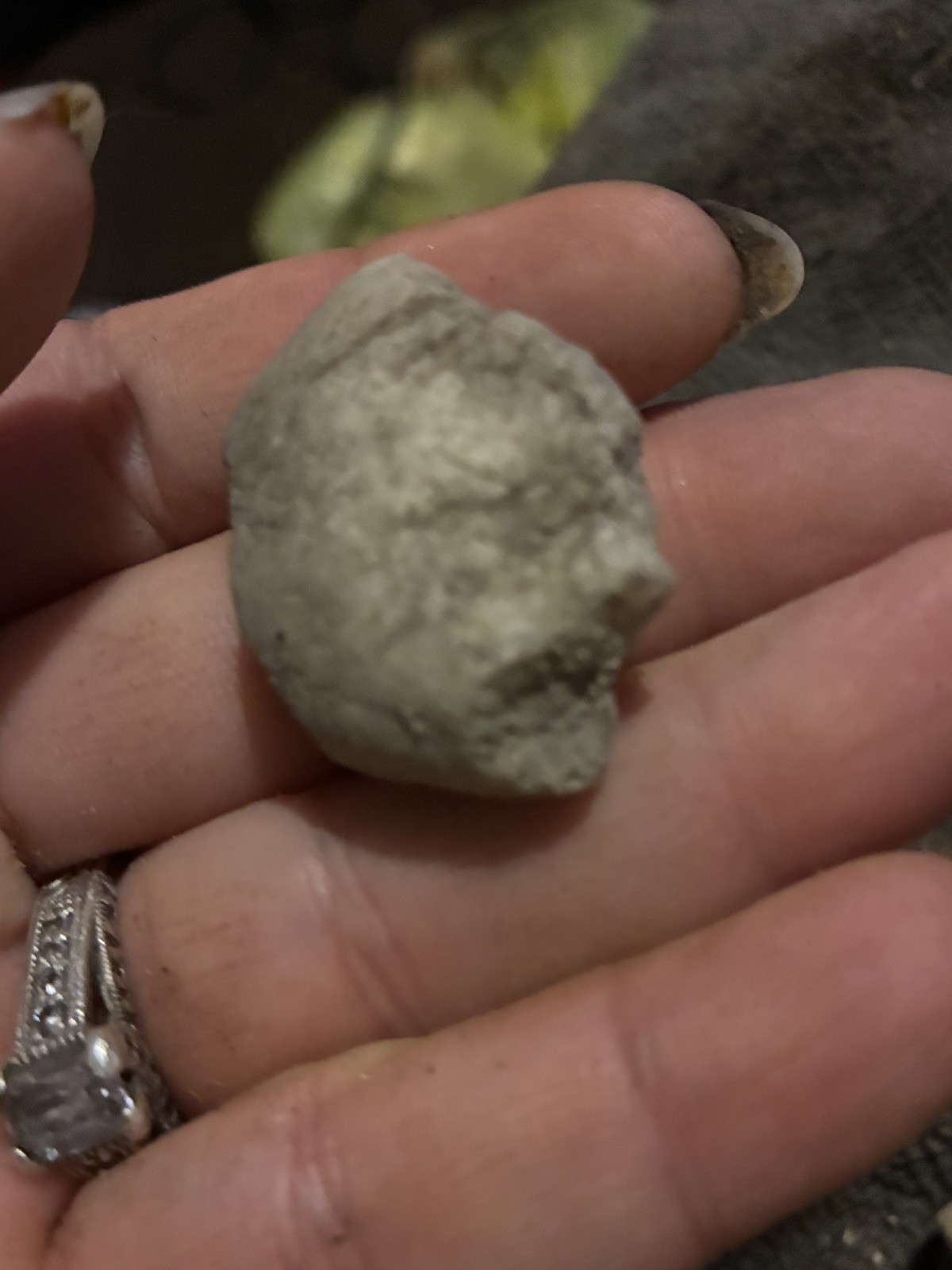 Lot of 5 Savannah river rock art many faces 