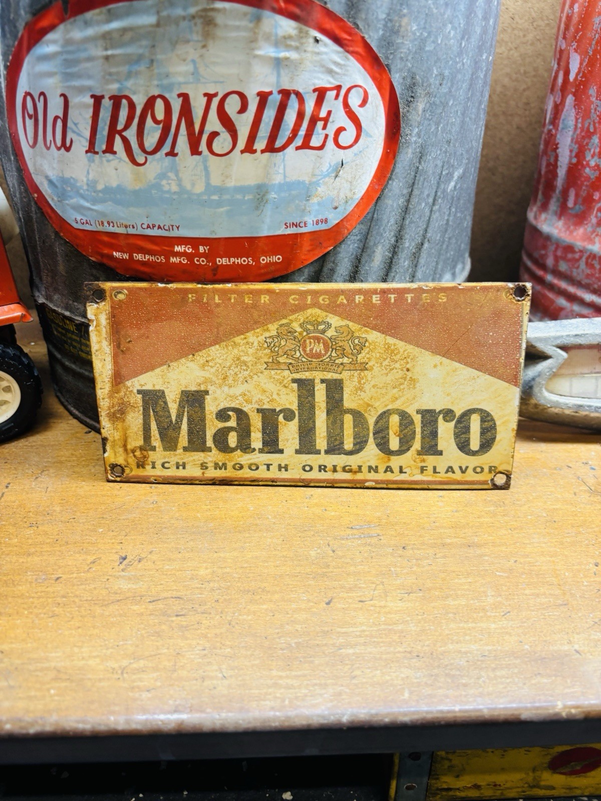 Marlboro Porcelain Advertising Sign