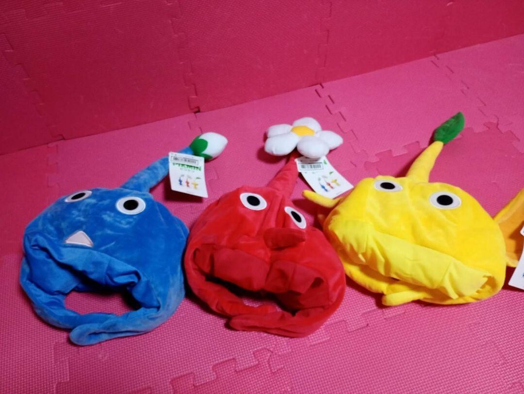 Pikmin Cosplay Hat  Pikmin Costume Taito Prize H50×W30×D30cm Complete set