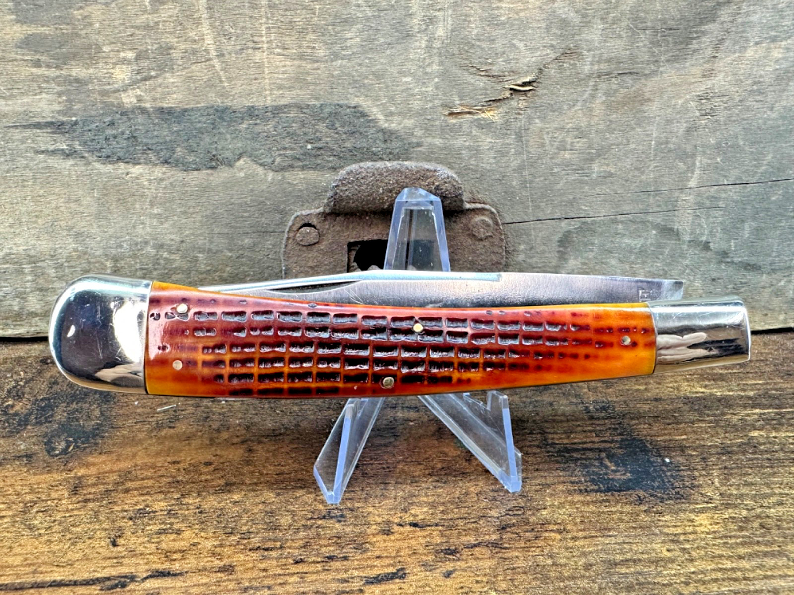 Case XX USA knife TESTED 20-40 Banana Trapper ReHandled 6151