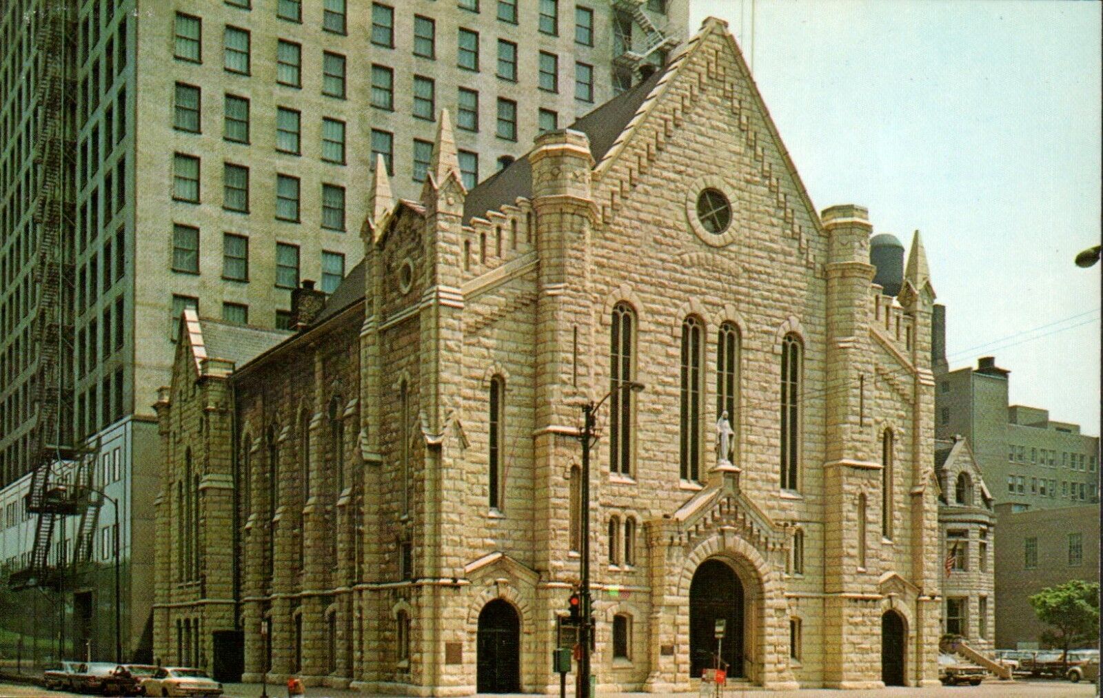 Old St Mary\'s Church One Of The Few Remaining Survivors Of  The Chicago Fire [aa