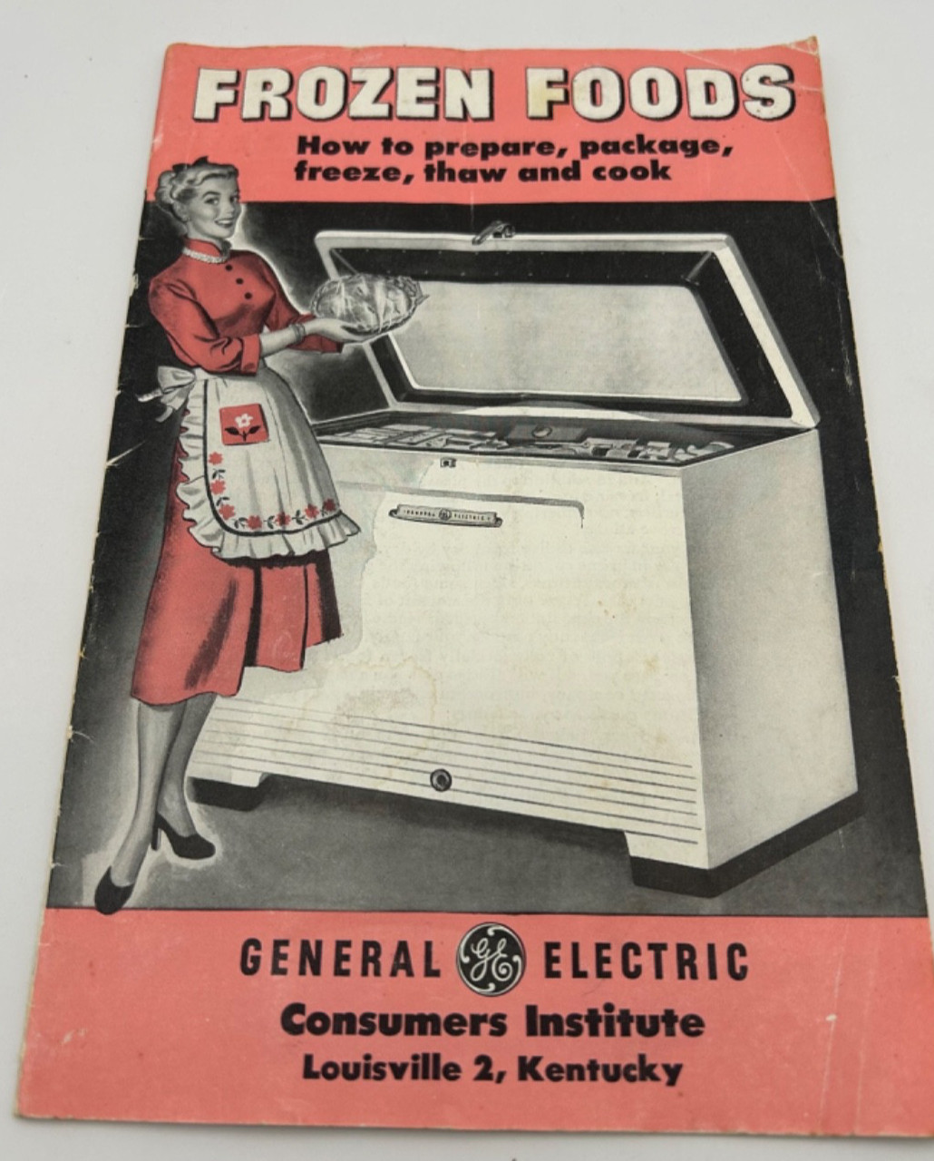 Vintage GE Frozen Foods Cookbook Booklet Louisville KY 1960s Mid Century Applian
