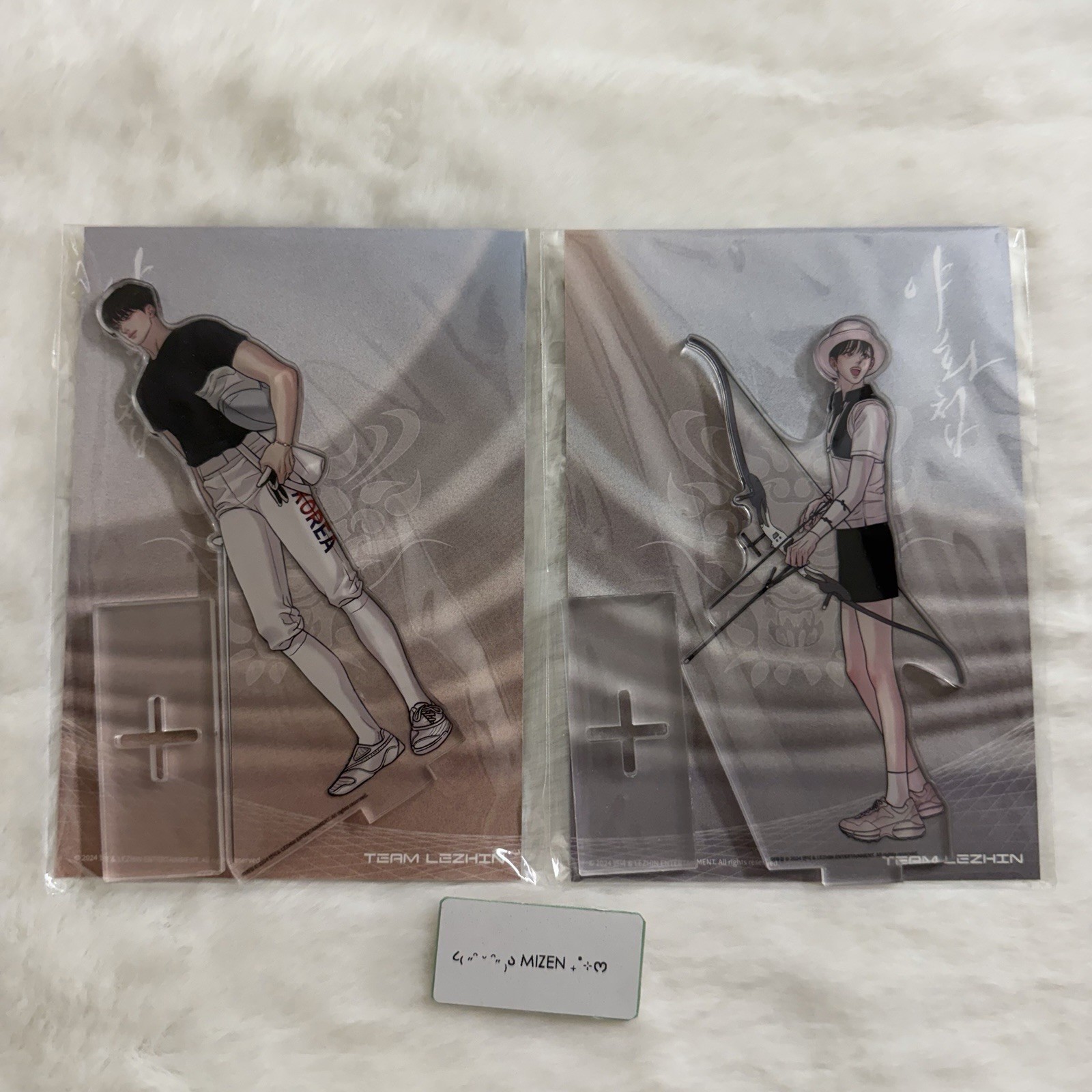 TEAM LEZHIN Painter of the Night Yoon Seungho & Nakyum Acrylic Stand (no pc)
