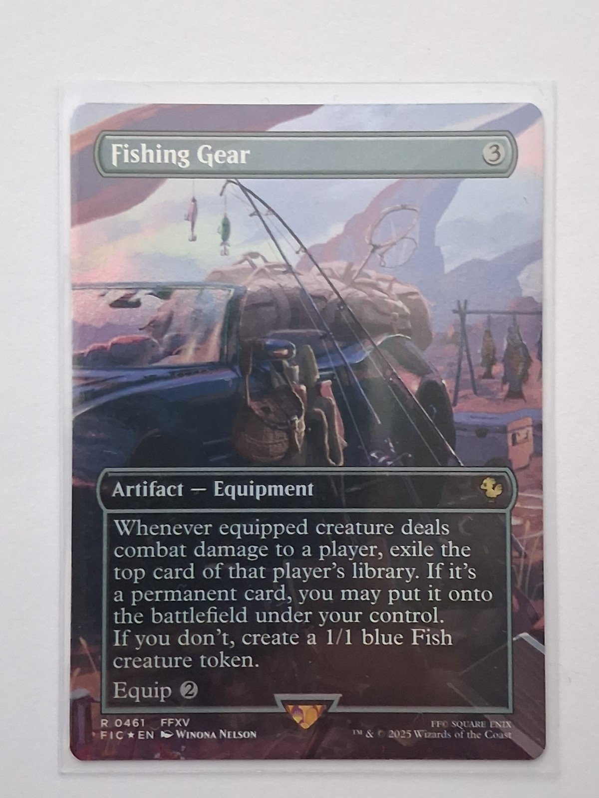 MTG Final Fantasy Foil Rare #461 Fishing Gear (Foil)