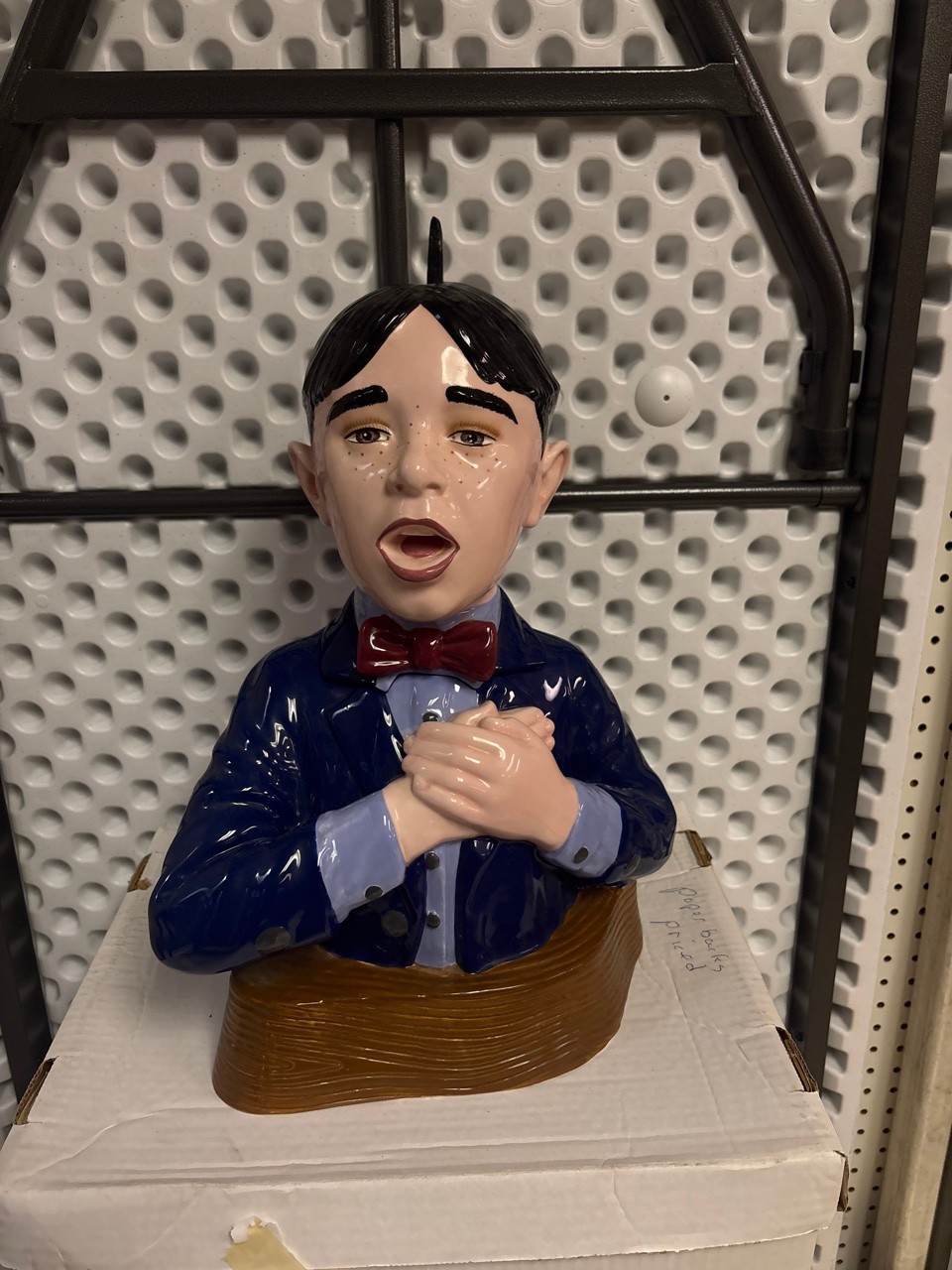 Vintage 1998 Star Jars Little Rascals Alfalfa Cookie Jar 17in Limited Edition