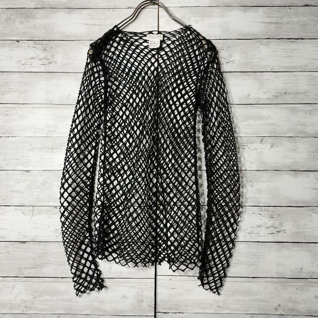 Dries Van Noten Women Top Long Sleeve Cut And Sew Mesh Knit Polyester Limited Ed