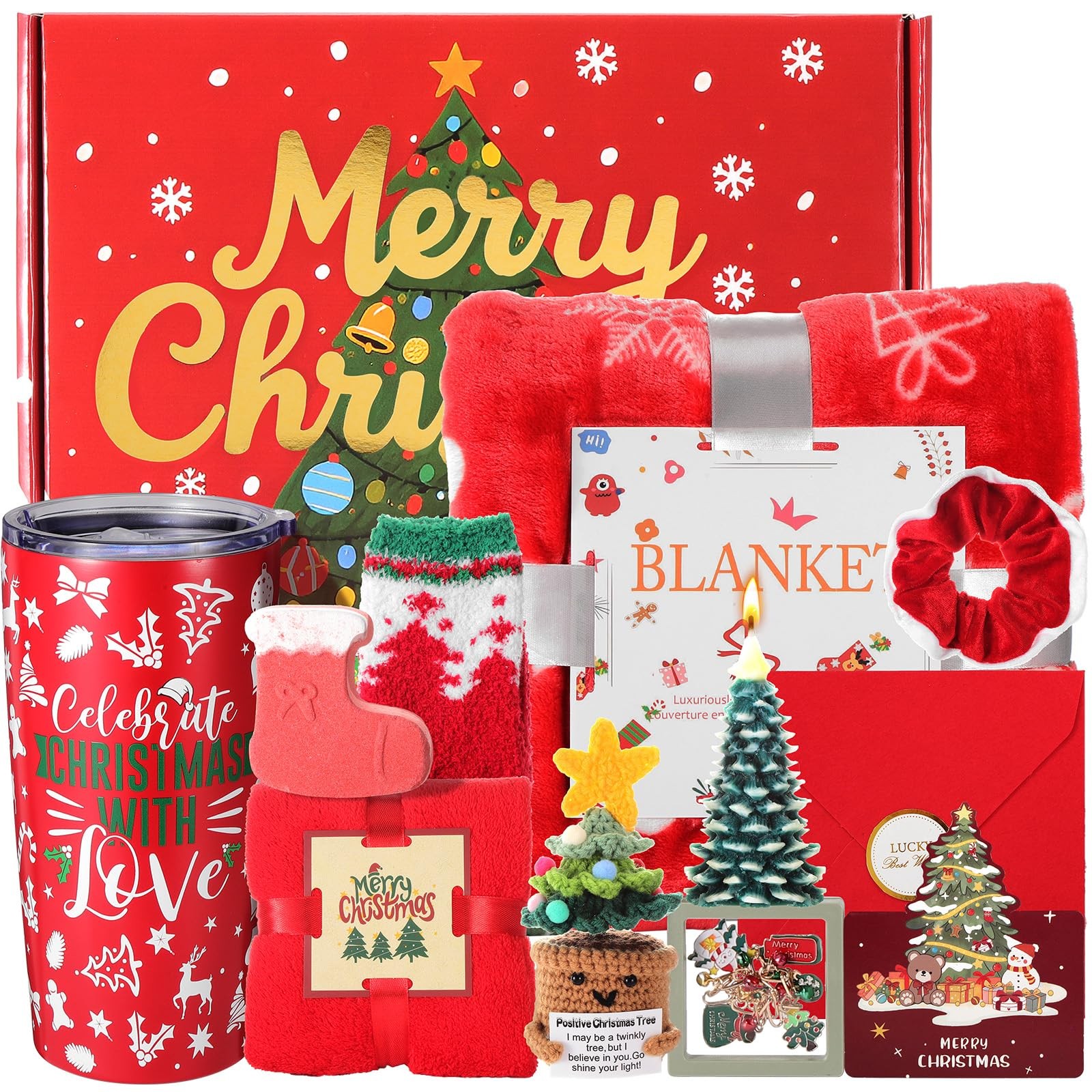 Christmas Gift for Women, 1 Count (Pack of 10), Festive Red Christmas Gift for Women, 1 Count (Pack of 10), Festive Red