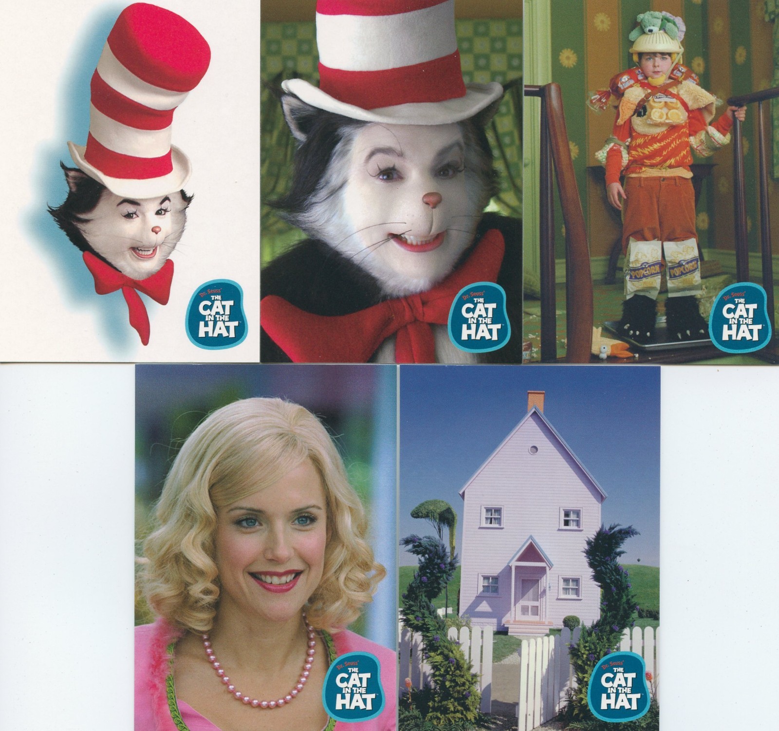 2003 The Cat in The Hat Movie Complete 72 Card Base Set Plus an Empty Wrapper