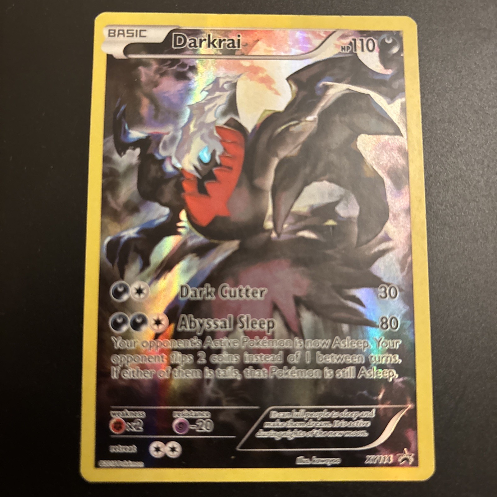 Pokemon TCG Darkrai Full Art Promo Xy114 XY Holo
