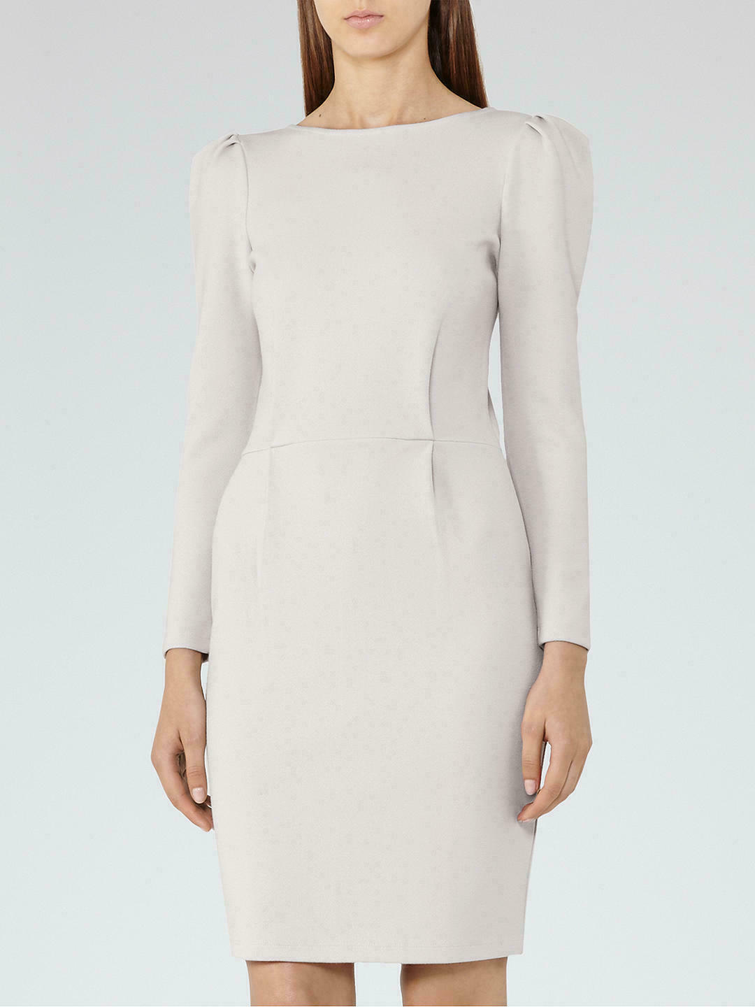 Reiss Ladies Dress 14 Nessa Puff Sleeves Smart Work Occasion Winter Easy to Wear