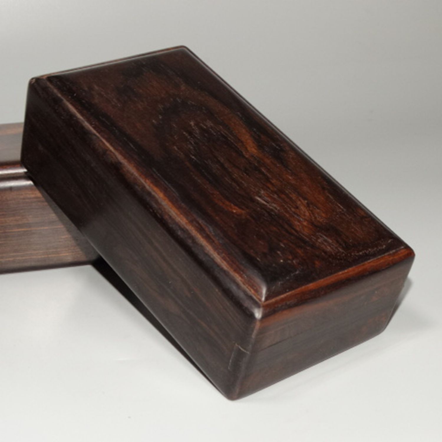 Handmade Purple Sandalwood Secret Lock Box Wooden  Storage 15x8cm