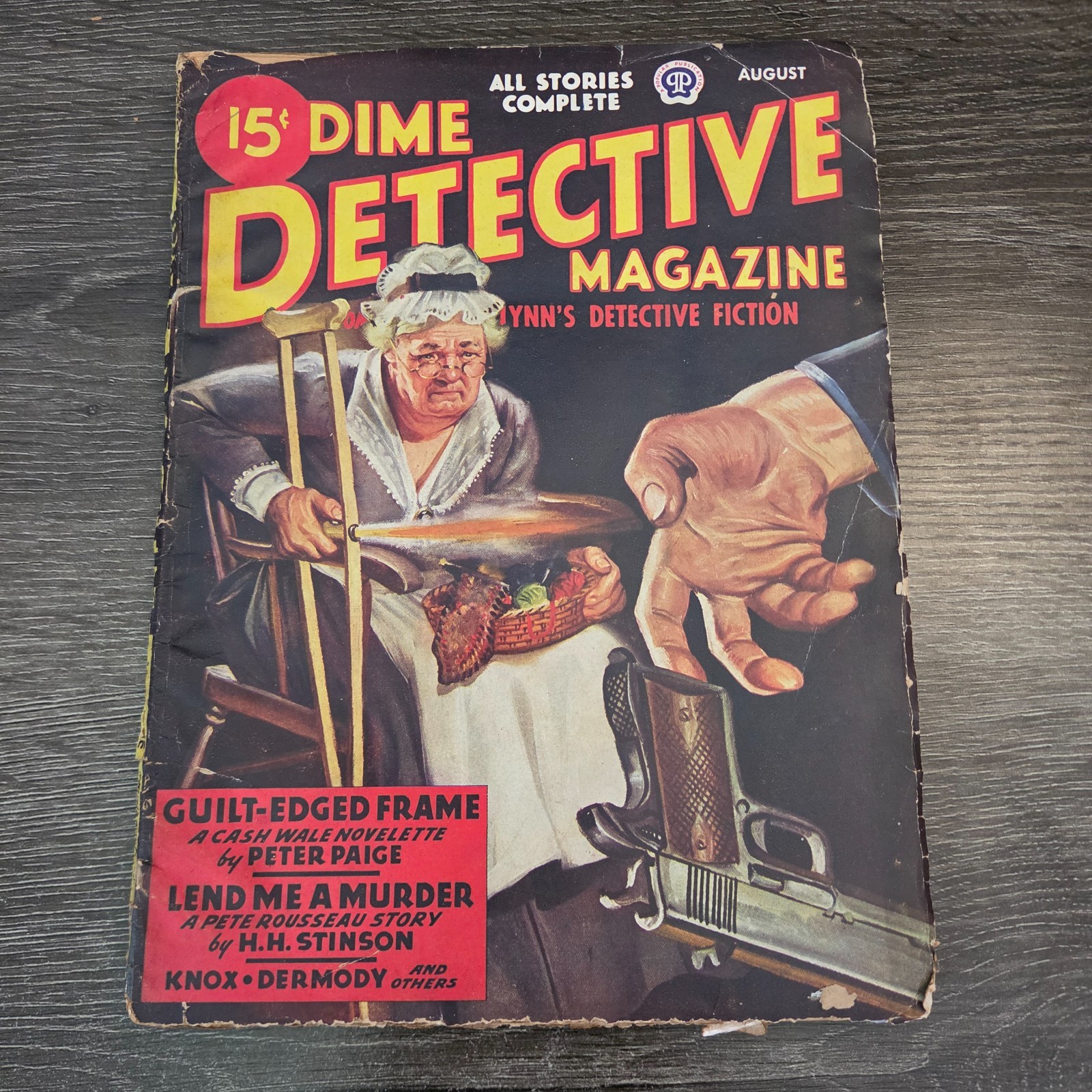 Pulp: Dime Detective Magazine Vol 52 No. 1 Flynn\'s Detective Fiction Vintage