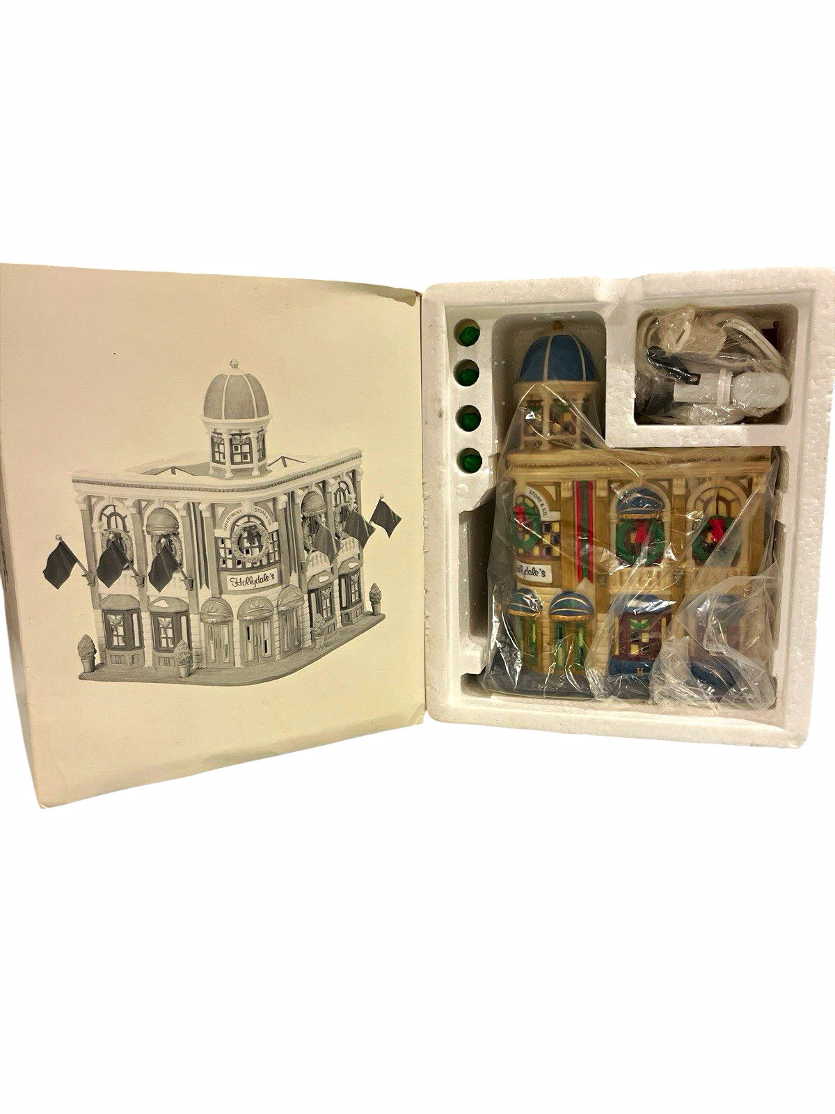 Department 56 Christmas in the City Hollydale's Dept Store 1991 Porcelain Boxed