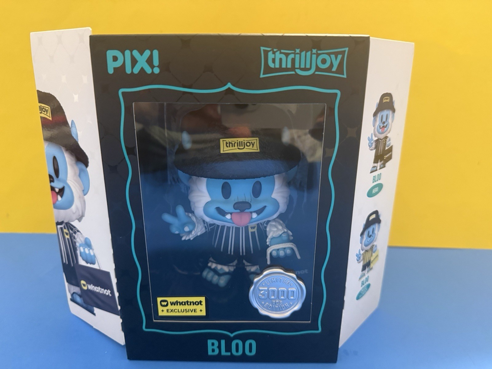 Thrilljoy PIX Bloo Nycc Whatnot Exclusive Limited Edition Vinyl Figure 3000