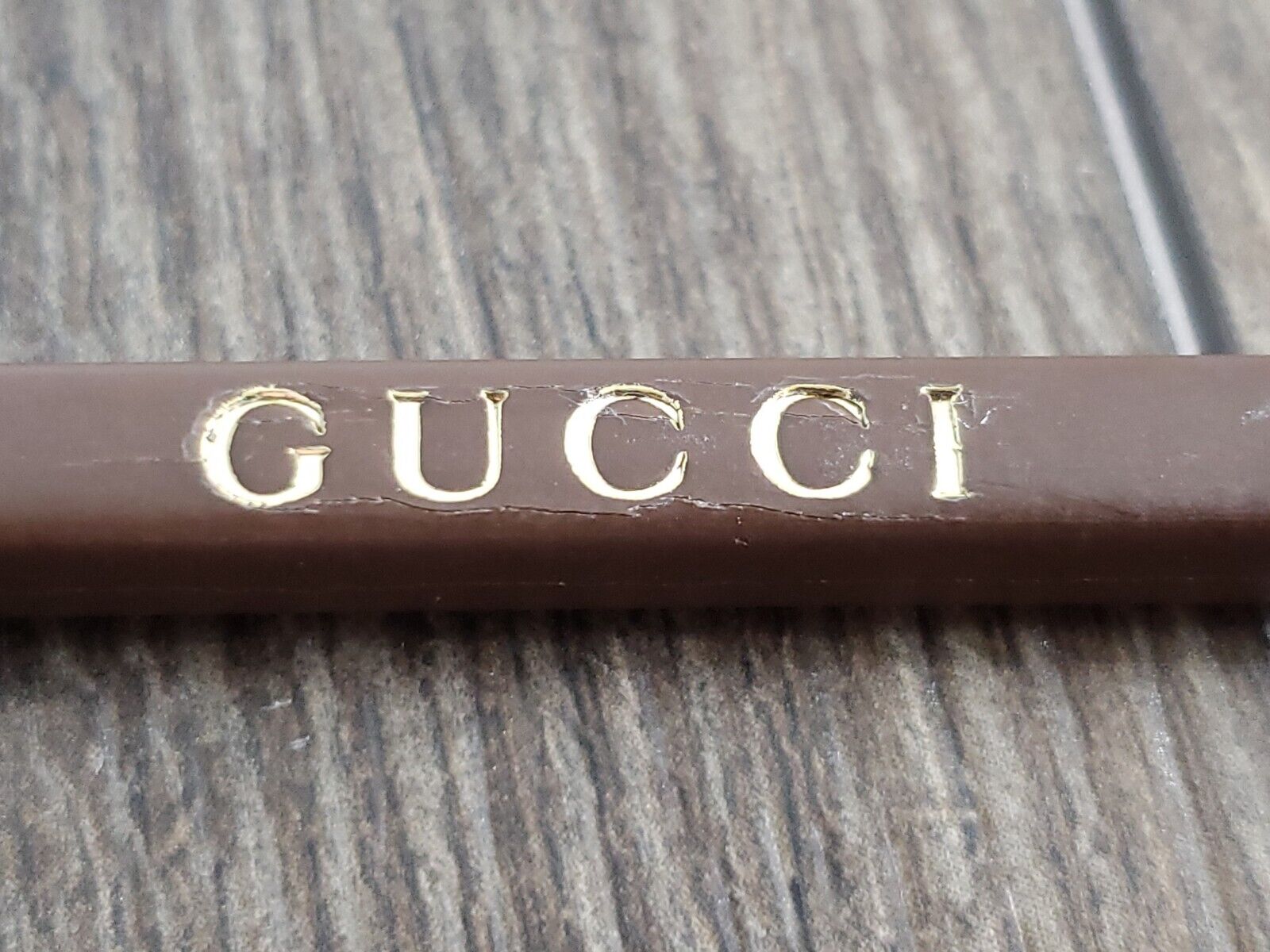 Unused Authentic Gucci Vintage Pencil, Brown  