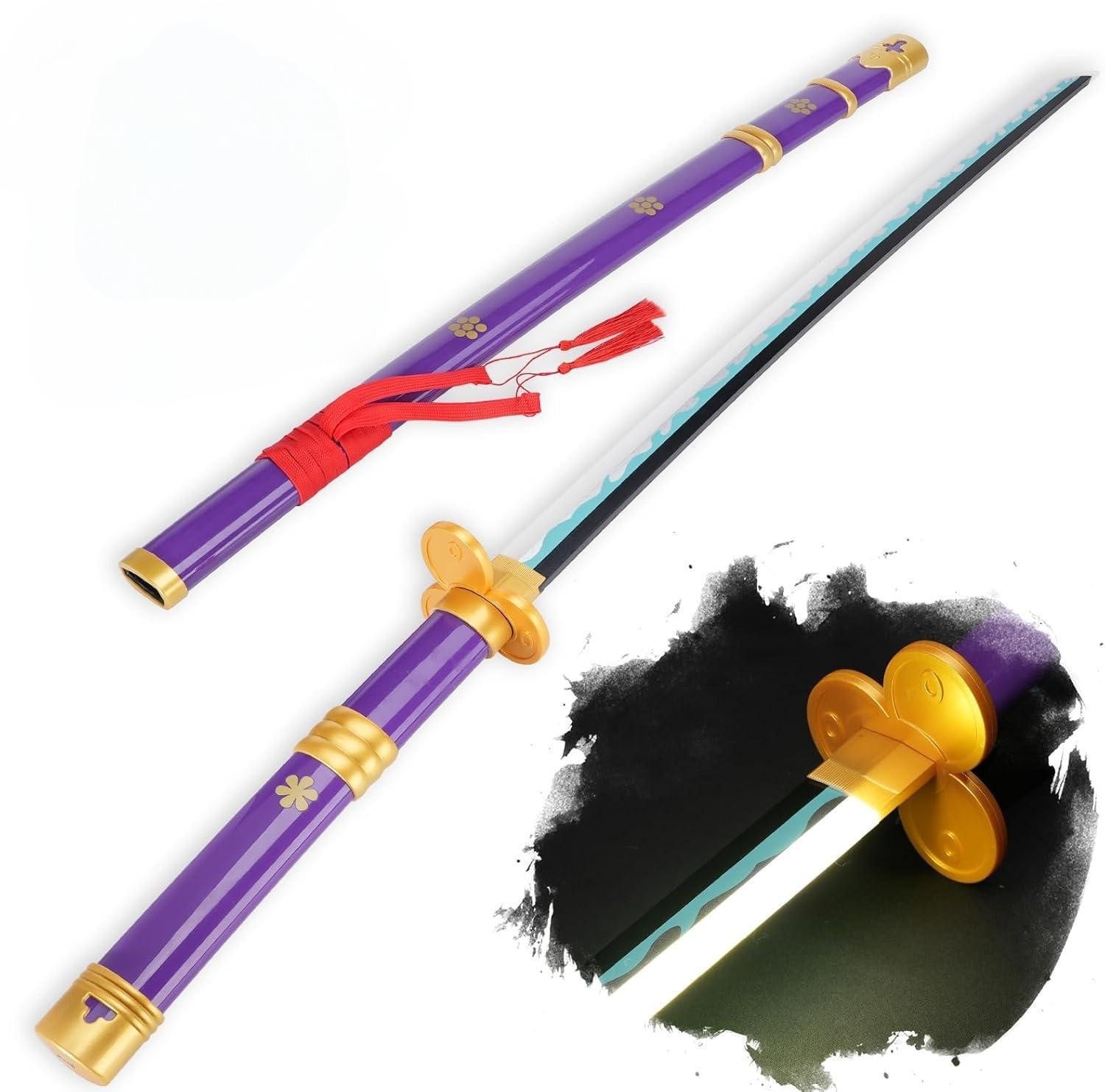 Light Up One Piece Katana Swords 41 Inch Collectible Gift with Rechargeable USB