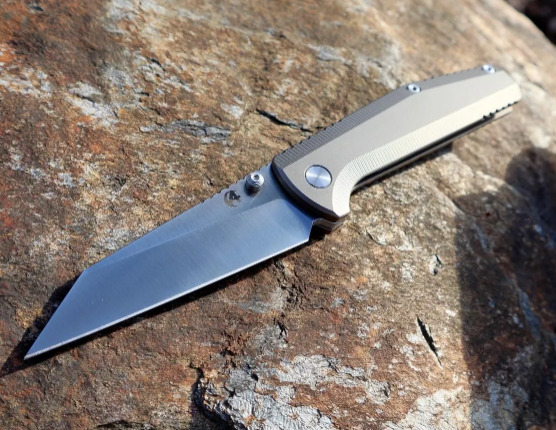 Beyond EDC Contact Folding Knife 3.25” S35VN Steel Blade TC4 Titanium Handle