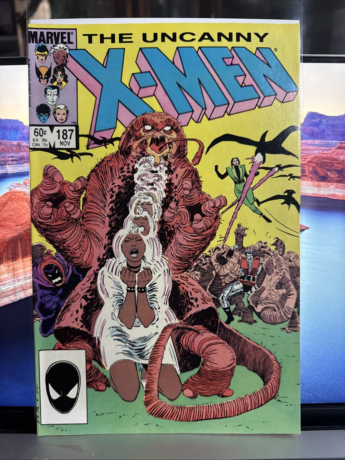 UNCANNY X-MEN #187 NM 1984 MARVEL COMICS UNCIRCULATED ROGUE STORM COLOSSUS