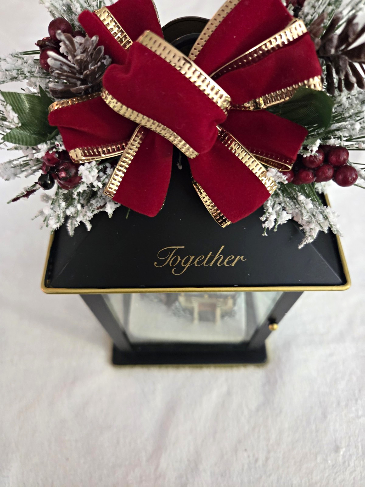 Bradford Exchange Thomas Kinkade Always in Bloom Lantern Christmas - Together