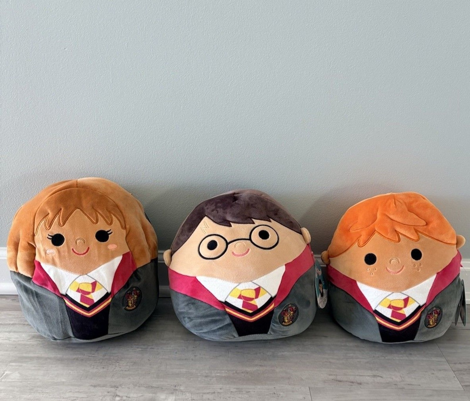 Harry Potter - Set of 3 Original Squishmallows Harry Ron And Hermione Wizards Harry Potter - Set of 3 Original Squishmallows Harry Ron And Hermione Wizards