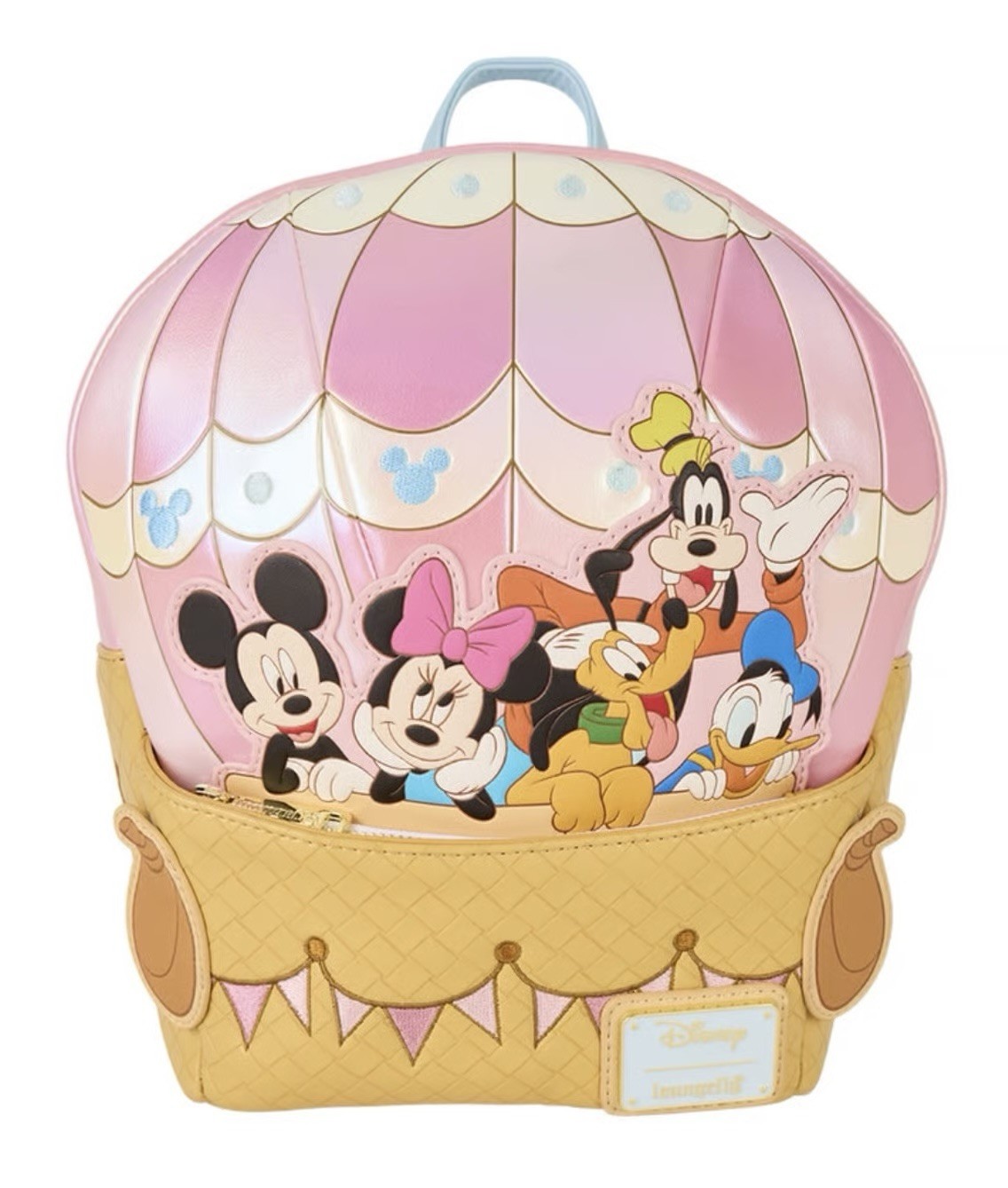 Loungefly Disney Mickey & Friends Figural Hot Air Balloon Mini Backpack NWT