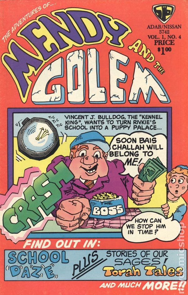 Mendy and the Golem #4 VG 1983 Stock Image Low Grade