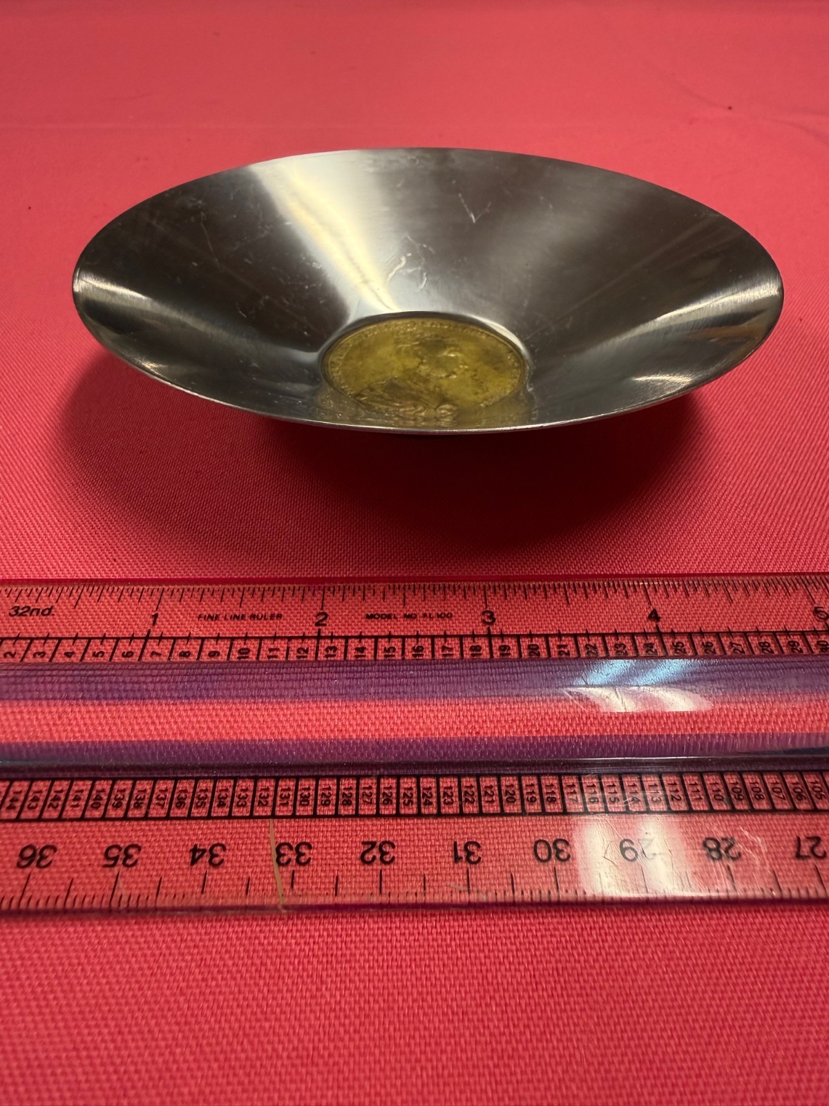 Vintage - Empress Maria Anna Augusta - Stainless Steel Coin Dish
