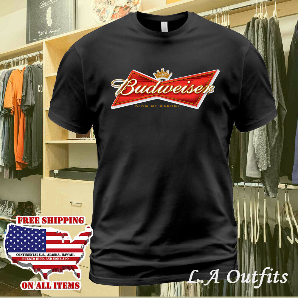 T SHIRT BUDWEISER Design Edition Logo Man\'s T shirt 
