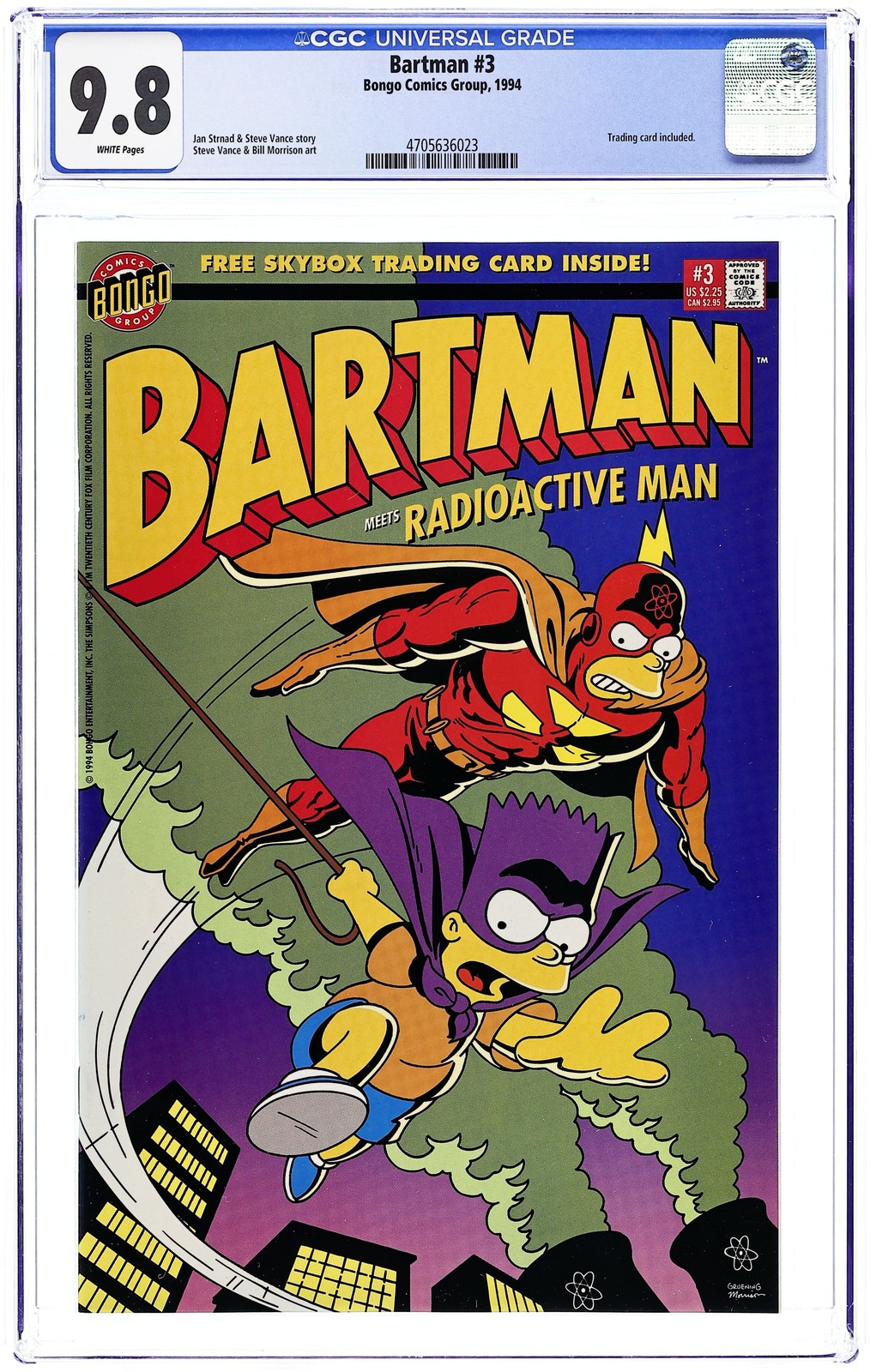 Bartman #3 CGC 9.8 1994 4705636023