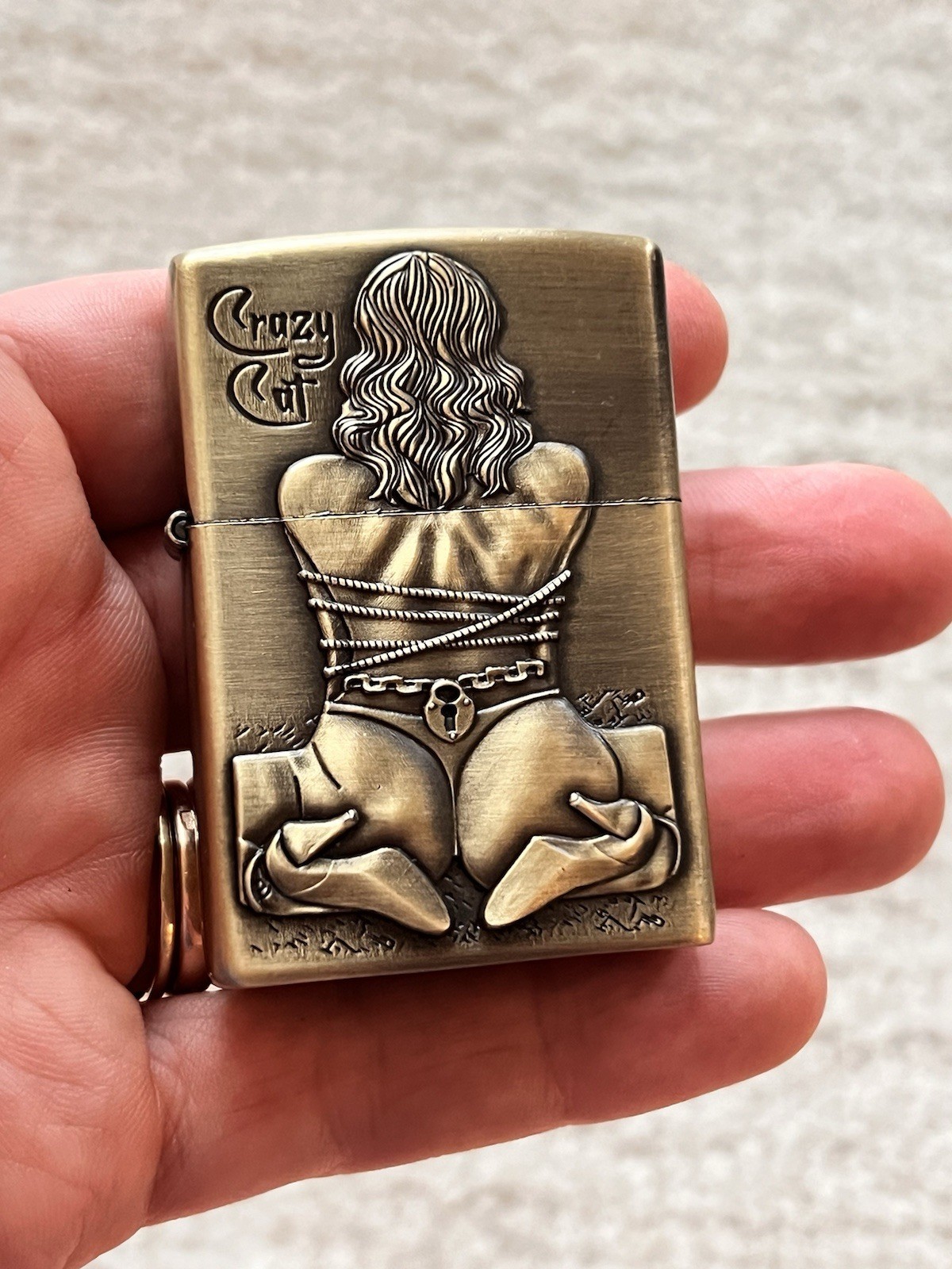 Vintage Style Brand New Crazy Cat  Lighter  Perfect Gift