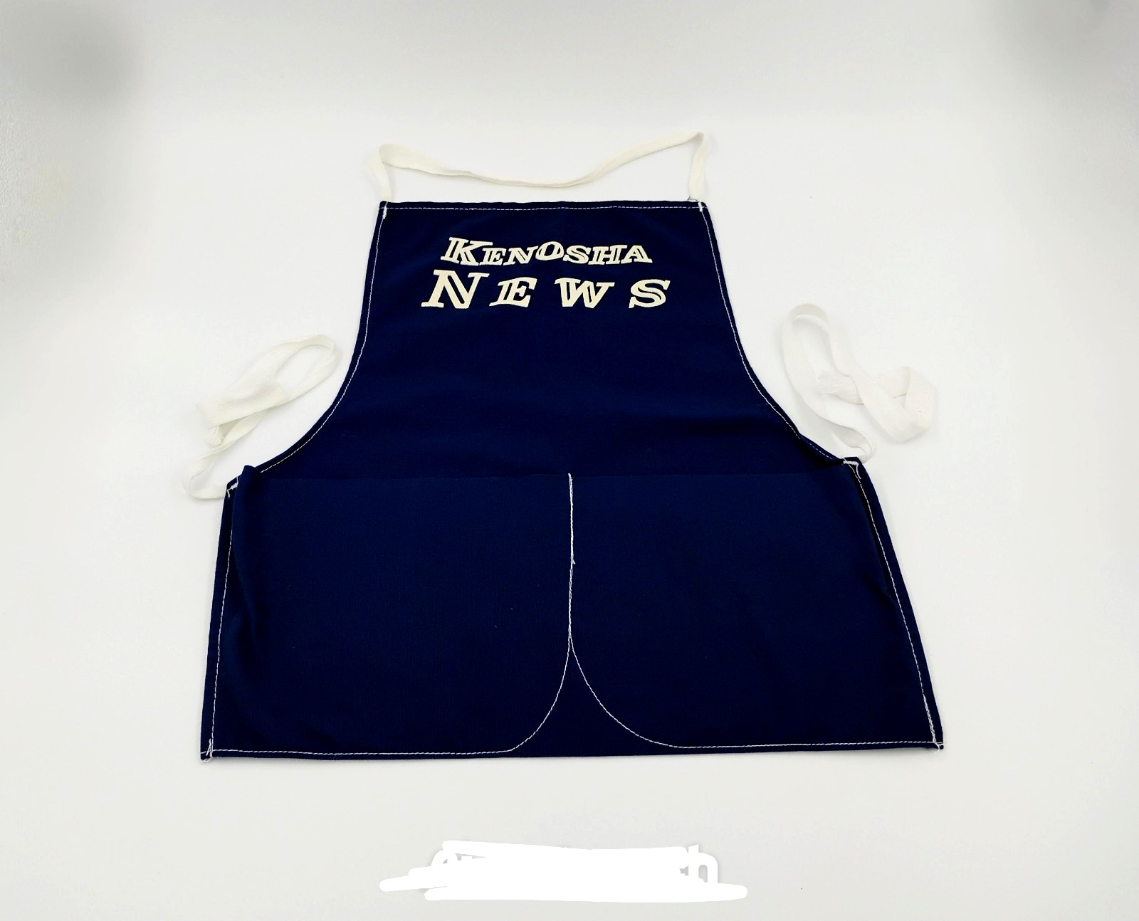Vintage Kenosha News Paper Boy Pressroom Apron WI Wisconsin Newspaper