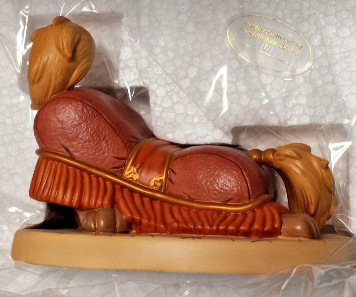 WDCC DISNEY FRISKY FOOTSTOOL from Beauty and the Beast