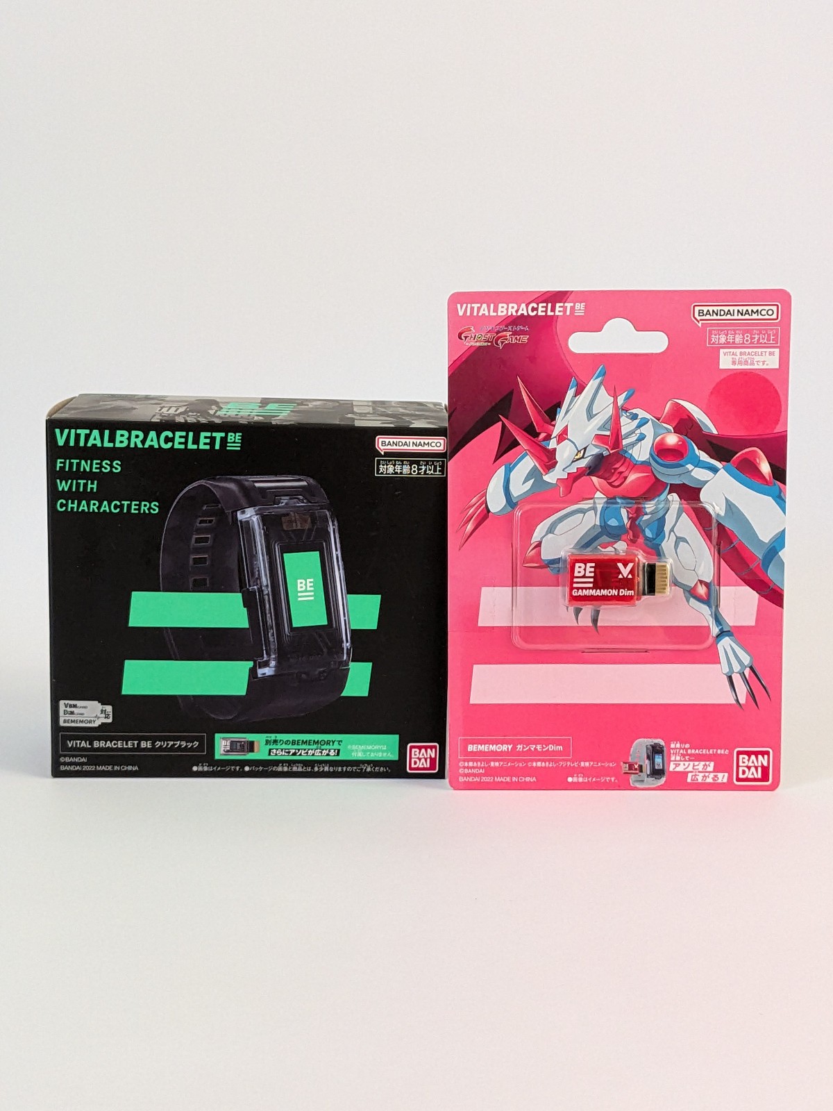 Digimon Vital bracelet BE DIGIVICE -VV- Digital Monster Clear black Japan New