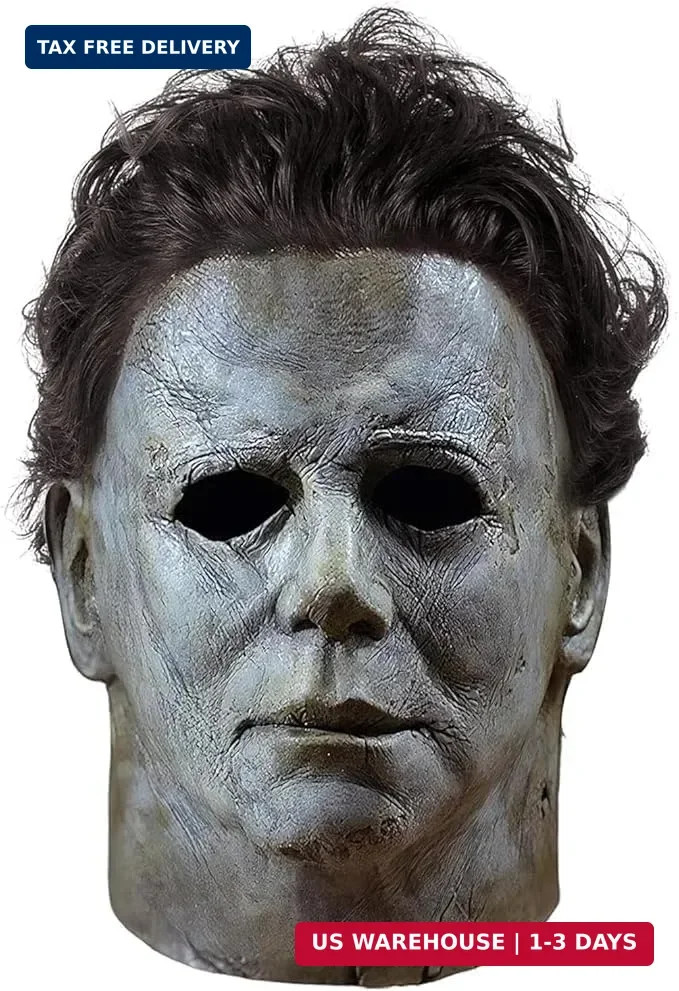 Michael Myers Mask, Halloween Horror Masquerade Cosplay Party Mask, Michael Myer