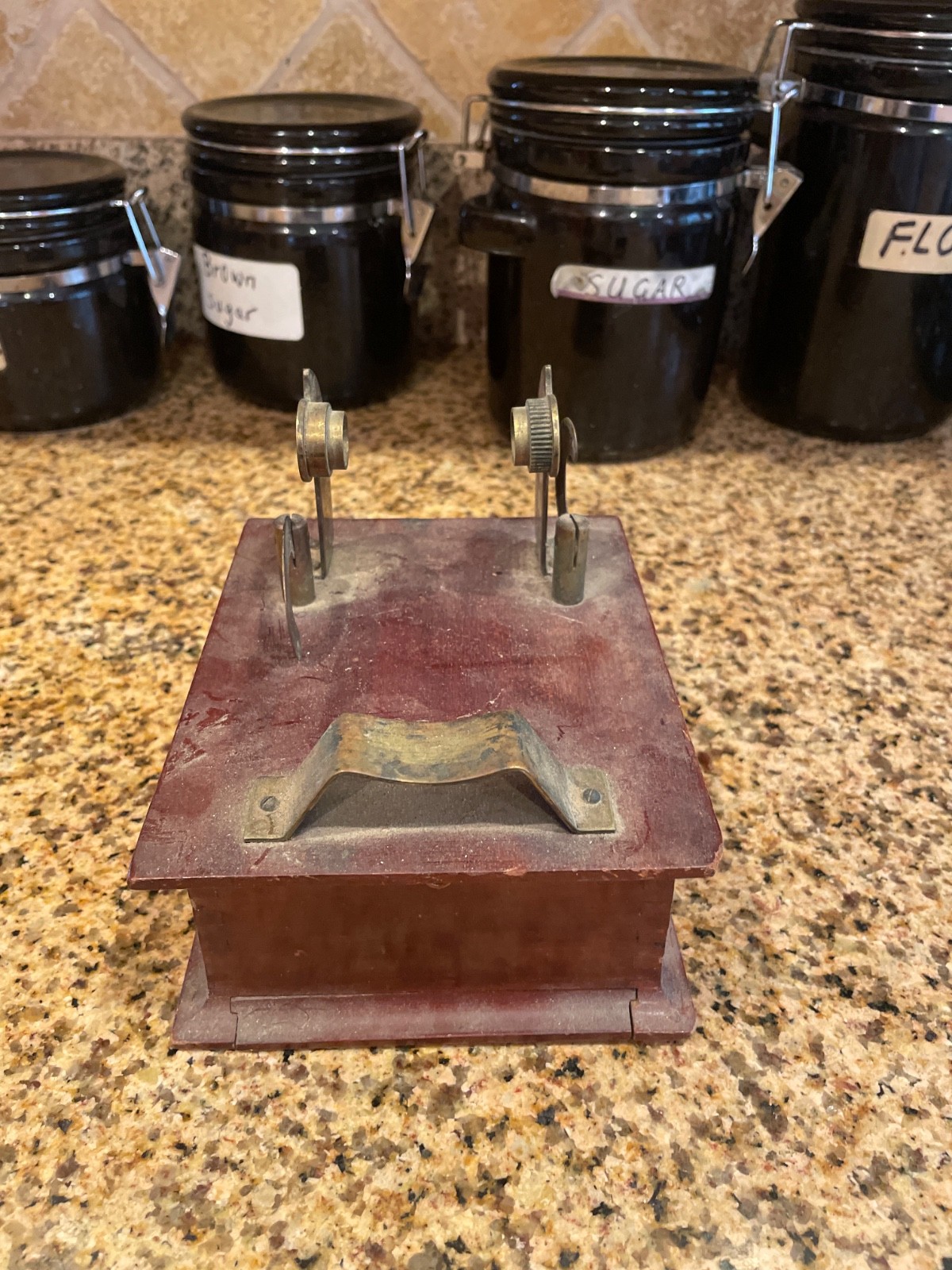 Antique Eveready Projection Flashlight Clock Base Part
