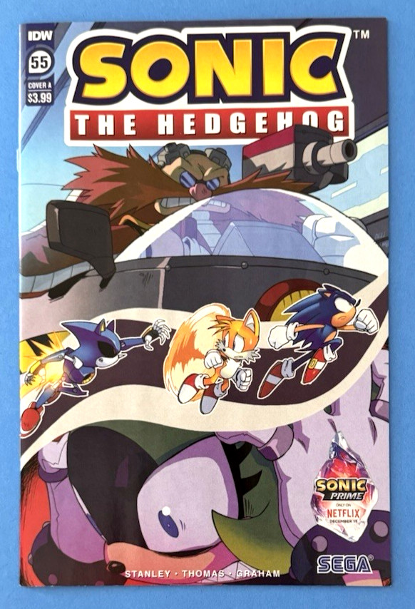 Sonic the Hedgehog #55 Cover A -  (IDW Publishing, 2022)