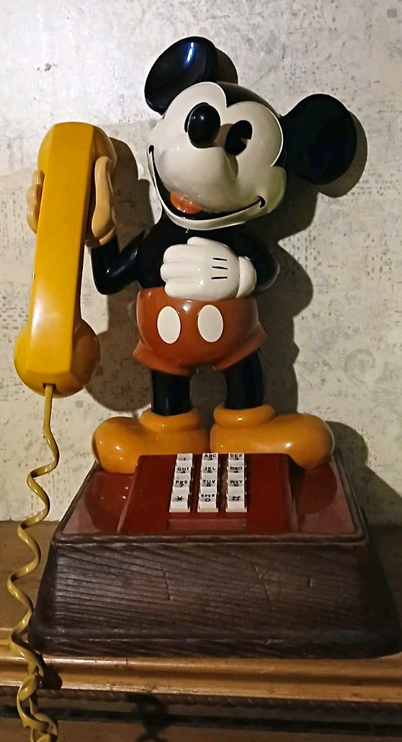 American Telecommunications Corporation Disney Mickey Mouse Character Phone Vint