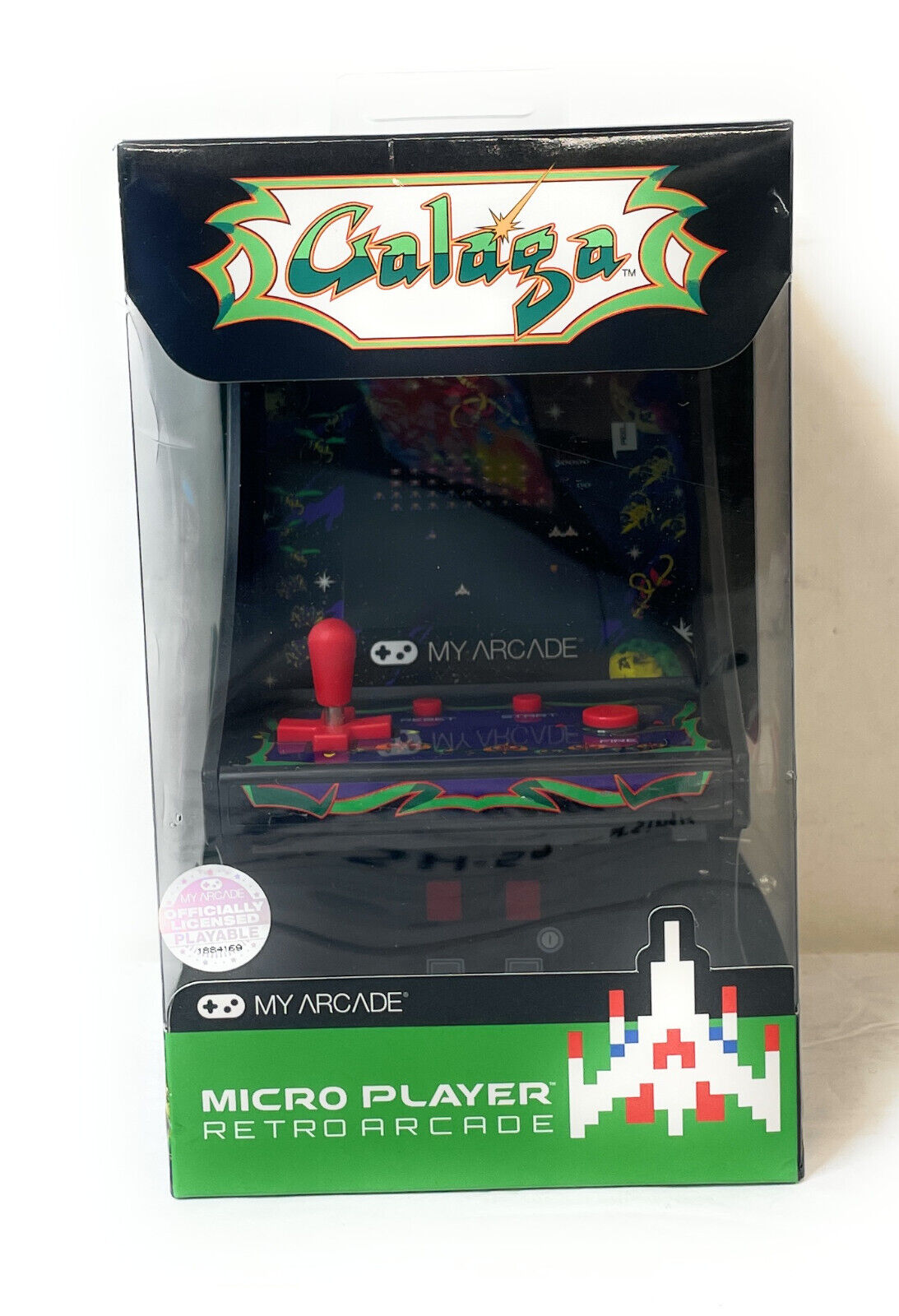 My Arcade Galaga Micro Player Handheld Retro Arcade Video Game, DGUNL-3222
