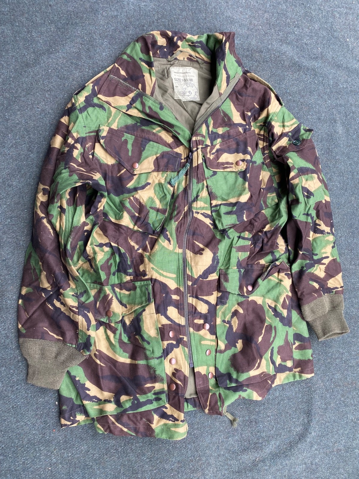 Original Vintage 1980s British Army DPM Parachutists Para Smock 160/88 MINT