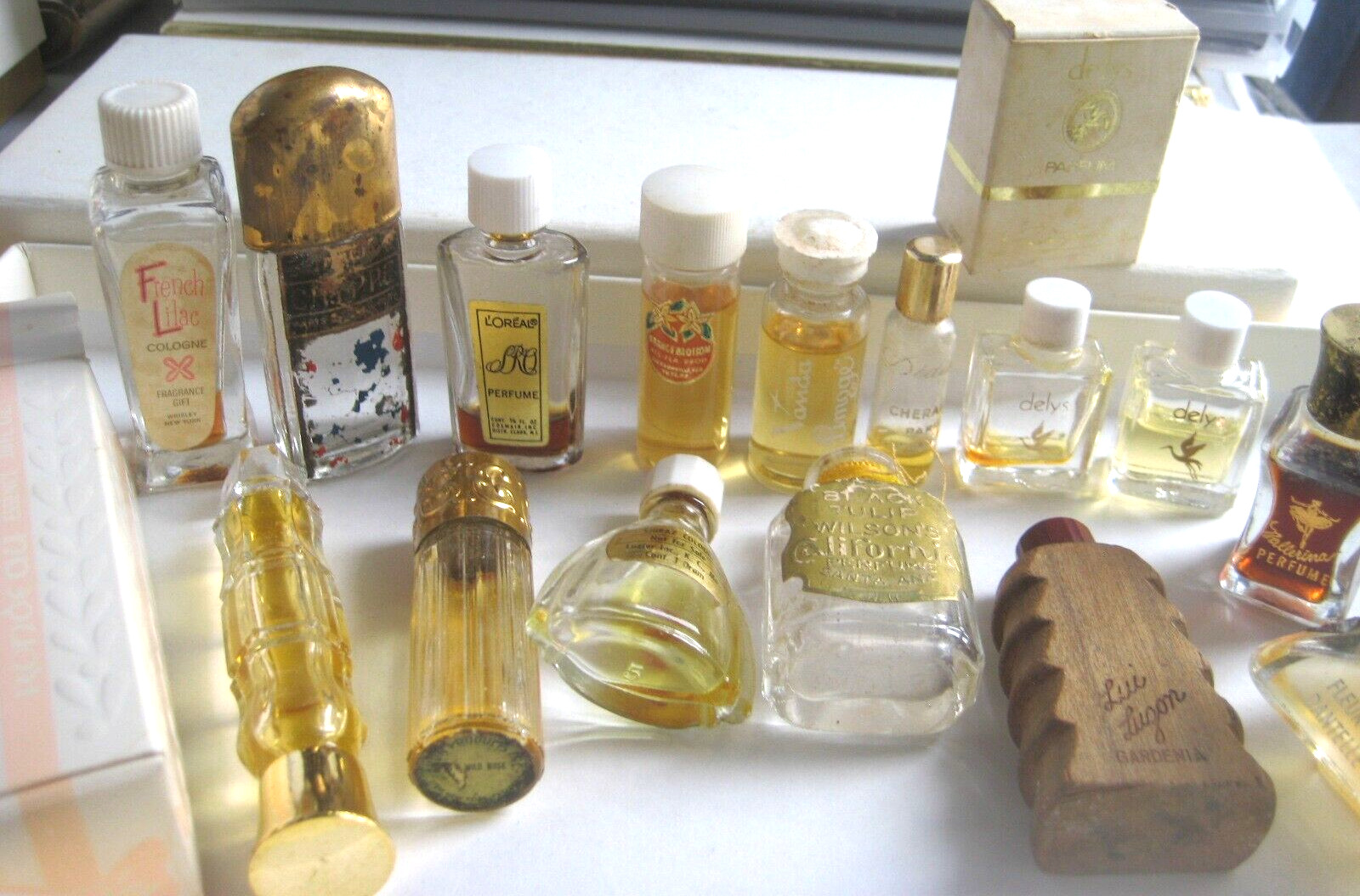 🎁Lot Vintage perfume mini Chypre Orange Blossom Delys Vanda Beauty Rondeau
